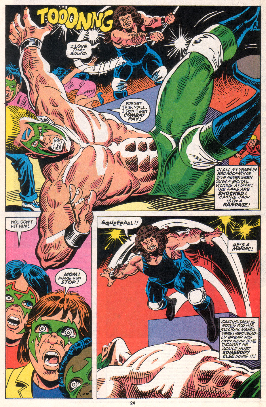 Read online WCW World Championship Wrestling comic -  Issue #7 - 24