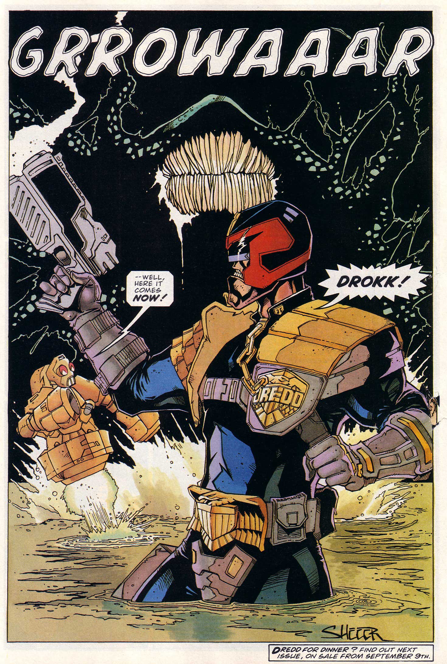 Read online Judge Dredd Lawman of the Future comic -  Issue #4 - 33