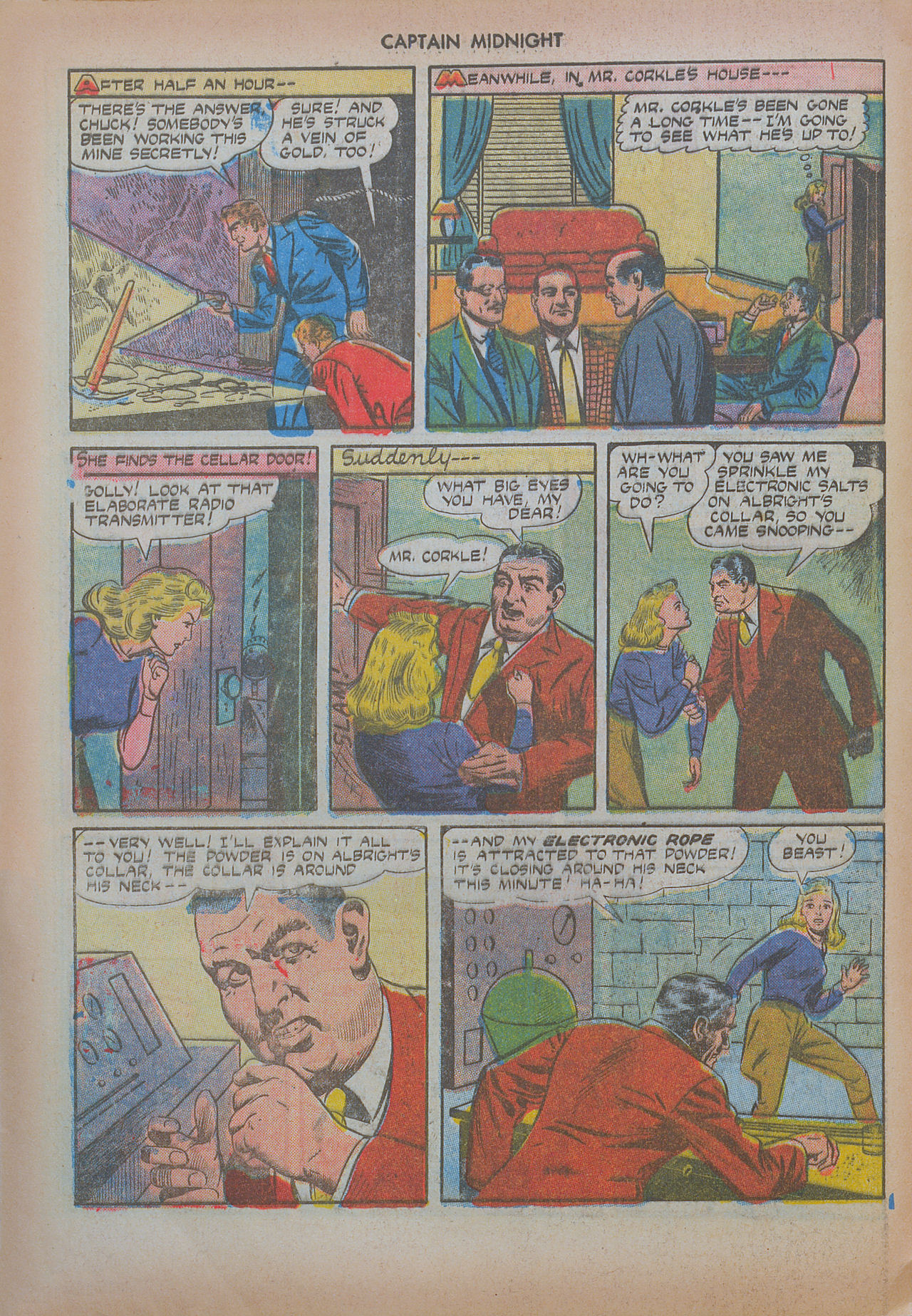 Read online Captain Midnight (1942) comic -  Issue #20 - 20
