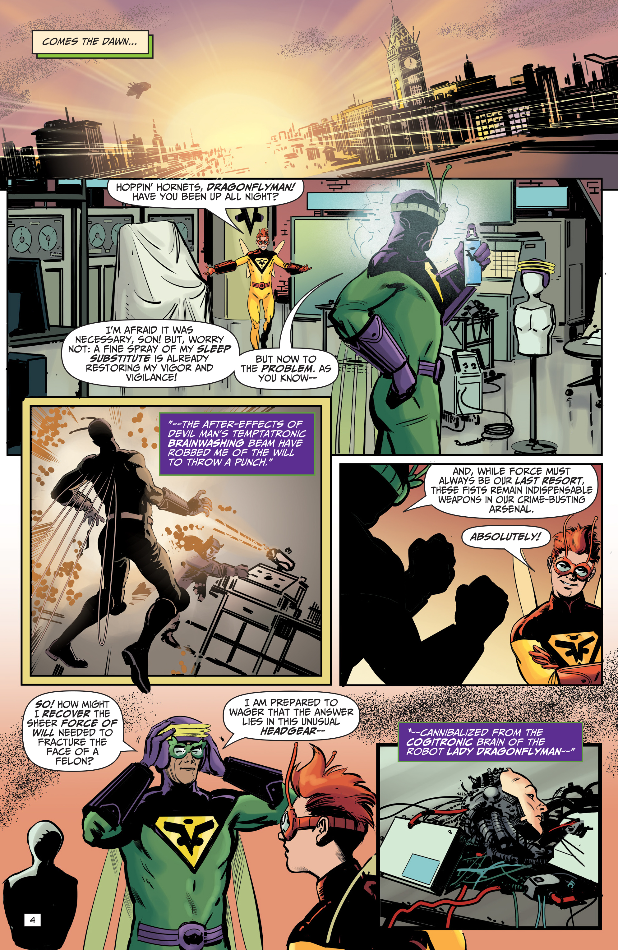 Read online Dragonfly & Dragonflyman comic -  Issue #4 - 6
