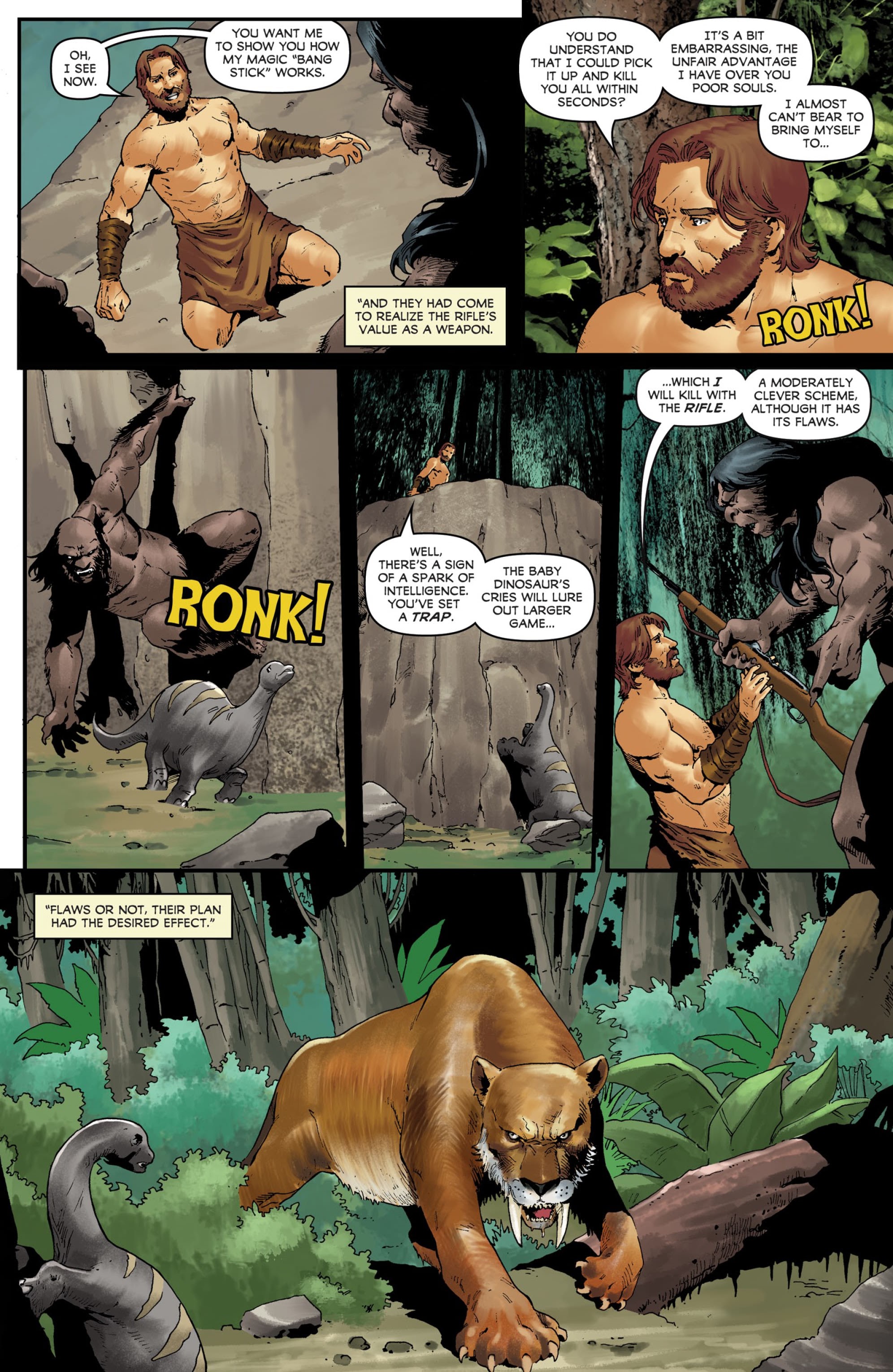 Read online The Land That Time Forgot: Fearless comic -  Issue #2 - 4