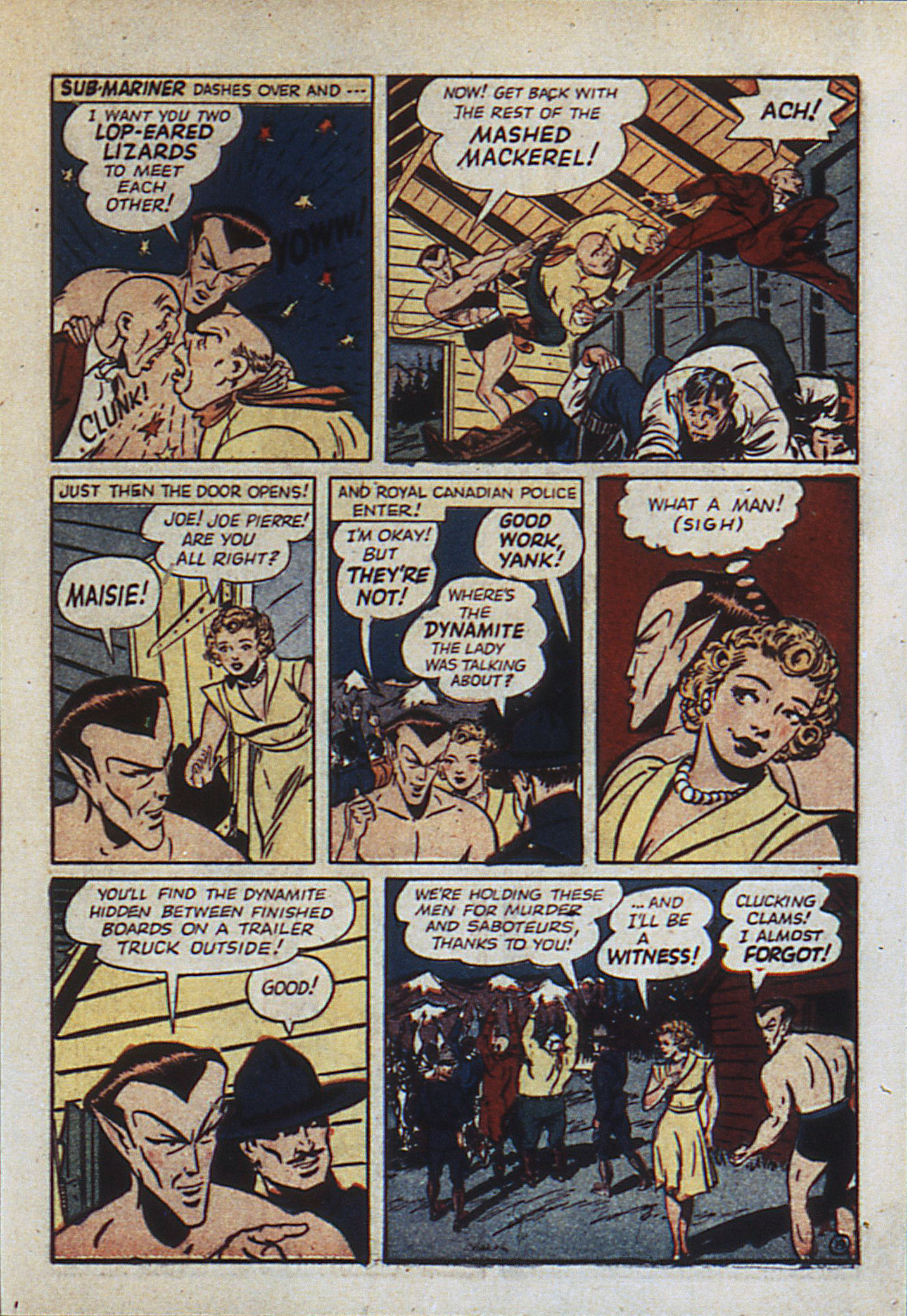 Read online Sub-Mariner Comics comic -  Issue #6 - 22