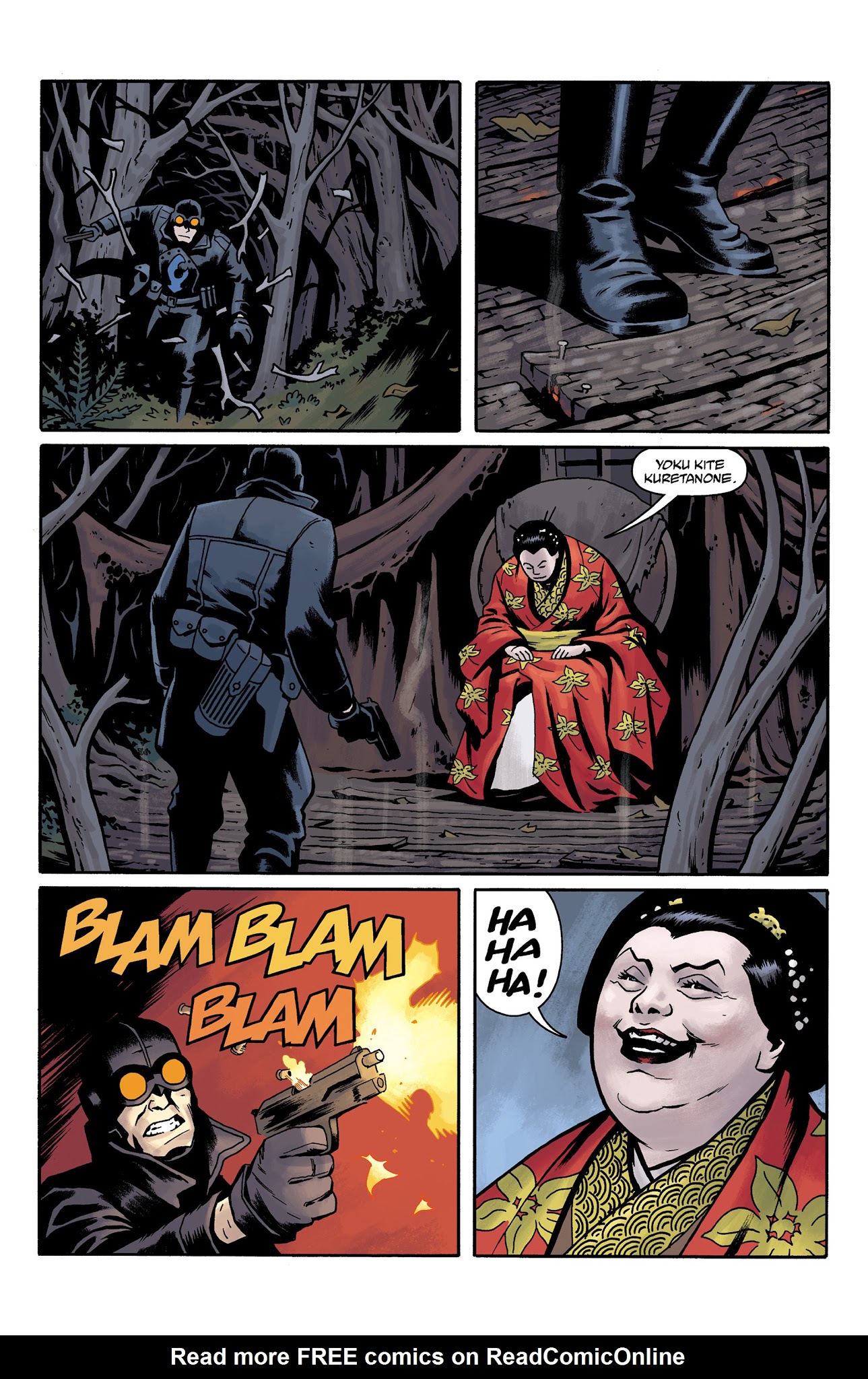 Read online Lobster Johnson: Mangekyō comic -  Issue # Full - 9