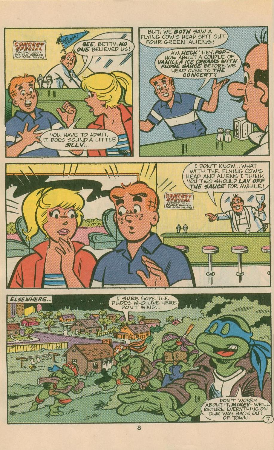 Read online Teenage Mutant Ninja Turtles Meet Archie comic -  Issue # Full - 10