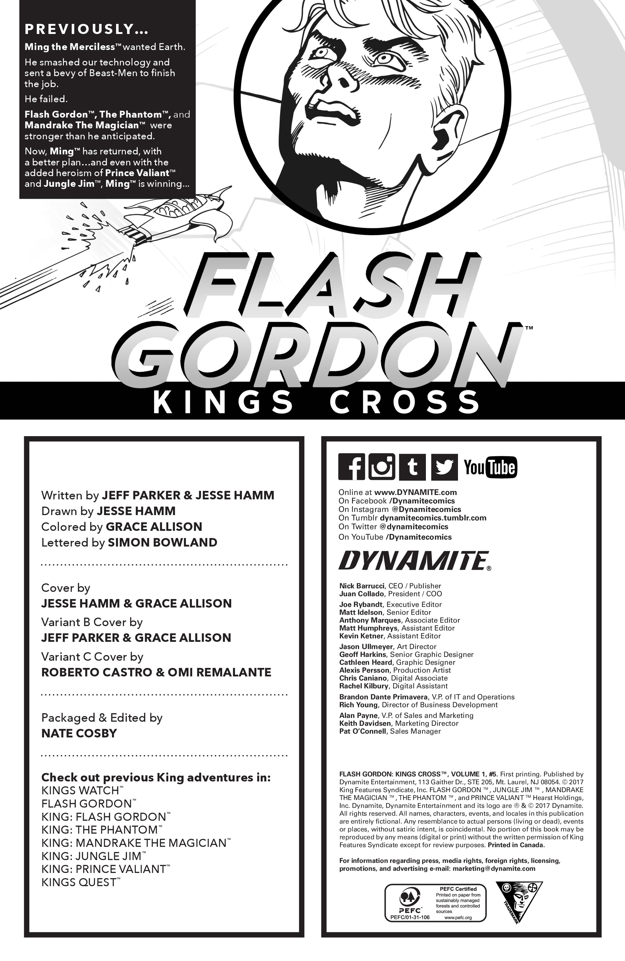 Read online Flash Gordon: Kings Cross comic -  Issue #5 - 4