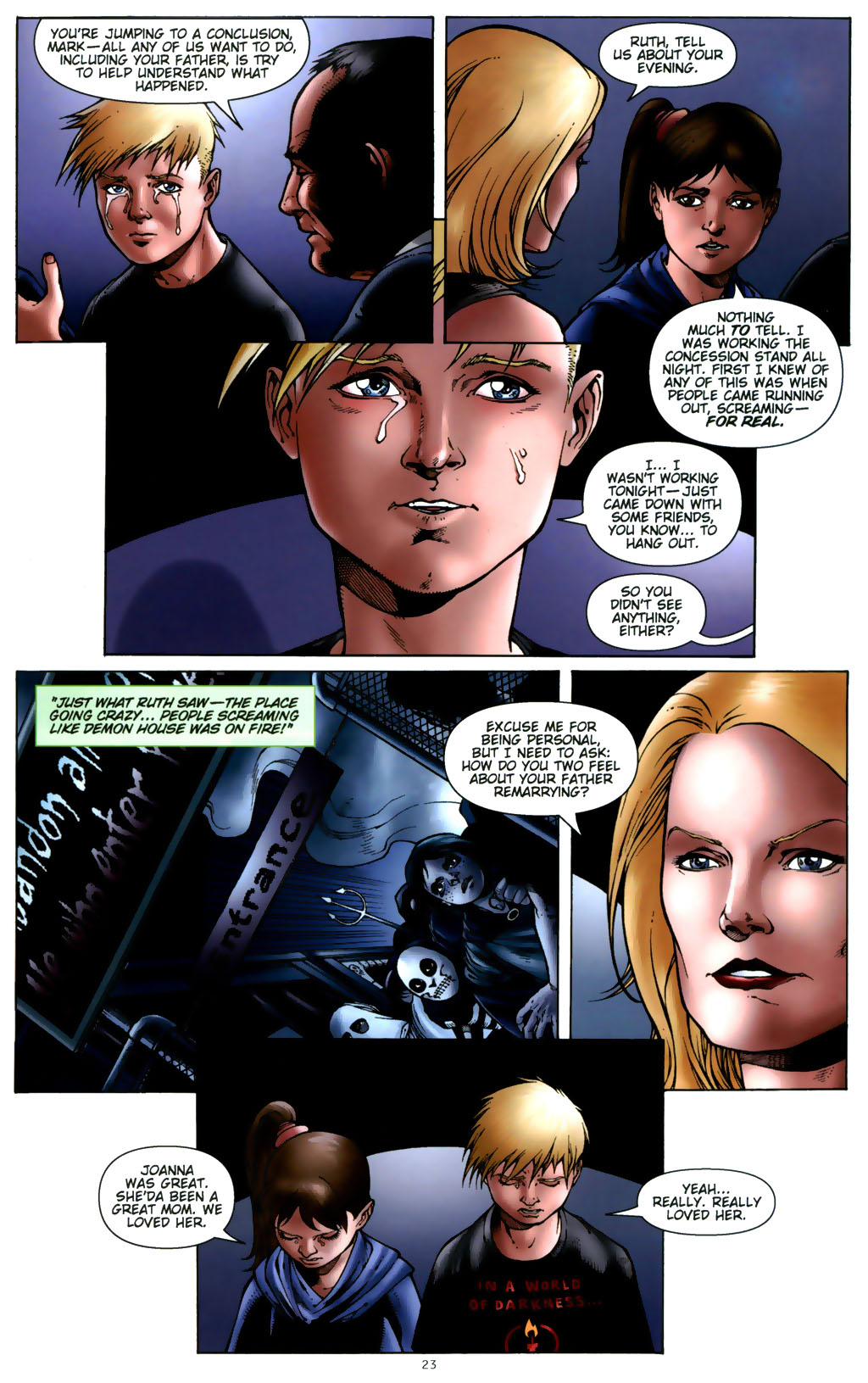 Read online CSI: Crime Scene Investigation: Demon House comic -  Issue #3 - 21