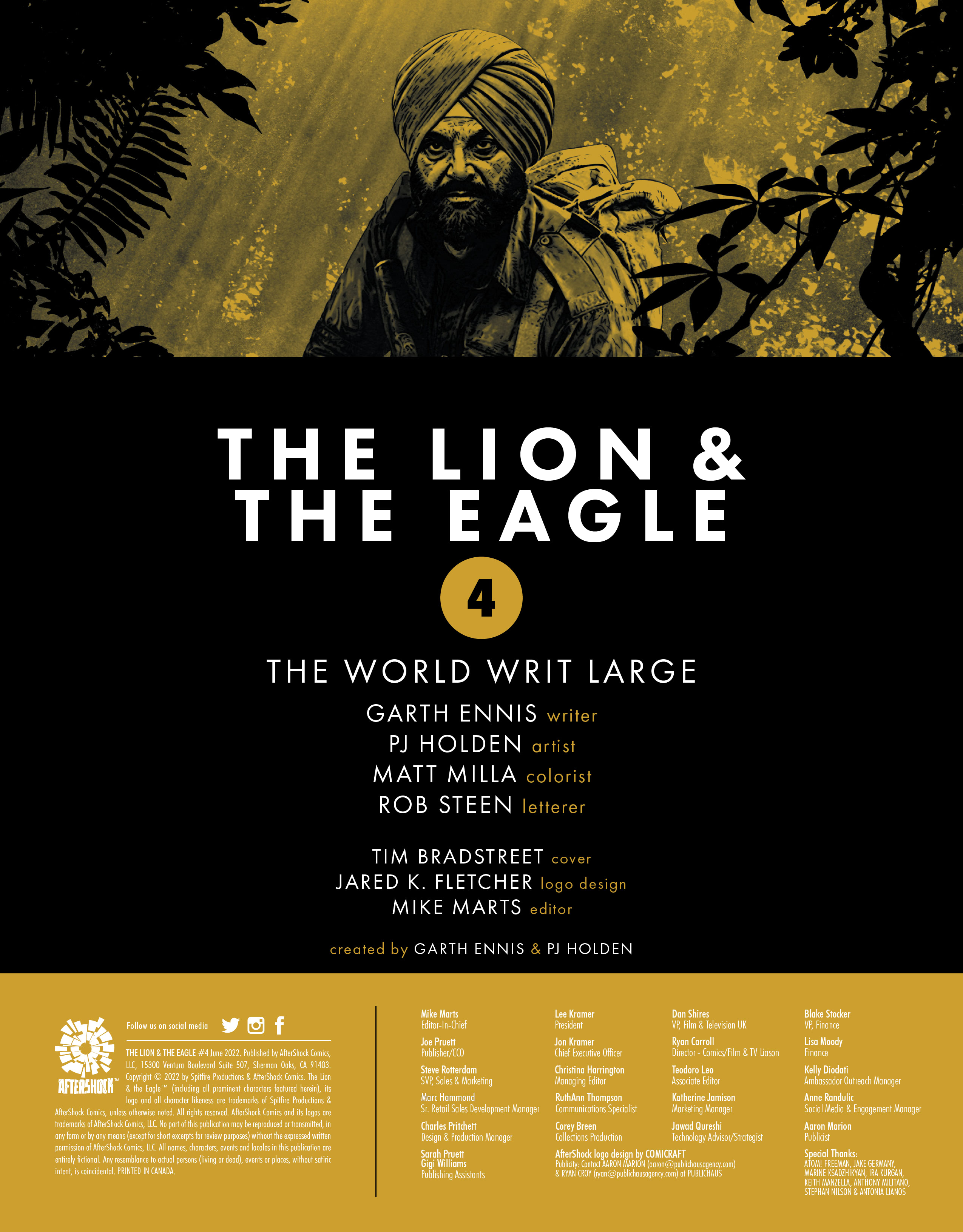 Read online Lion and the Eagle comic -  Issue #4 - 2