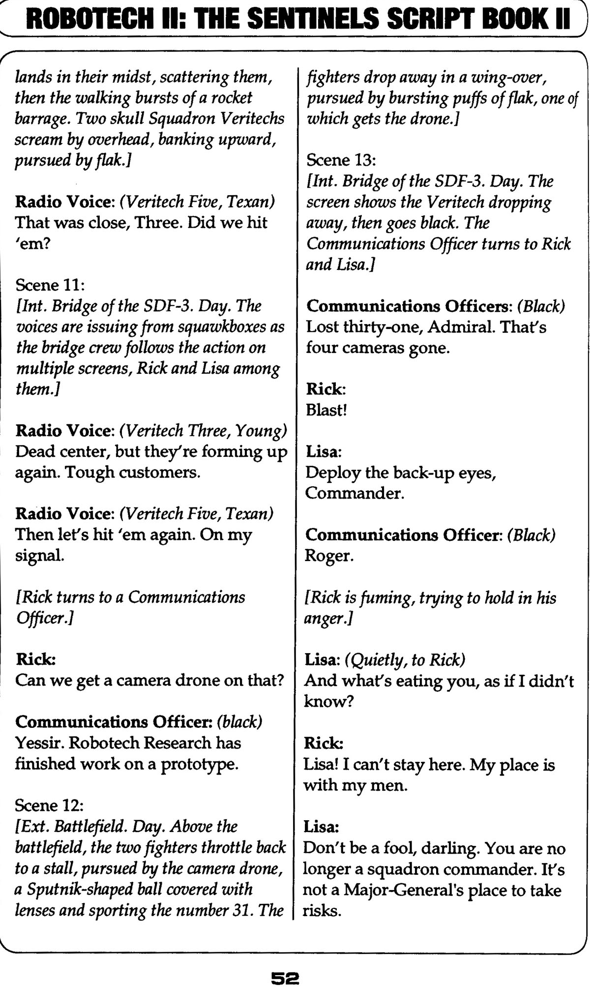 Read online Robotech II: The Sentinels comic -  Issue # _Script Book 2 - 50