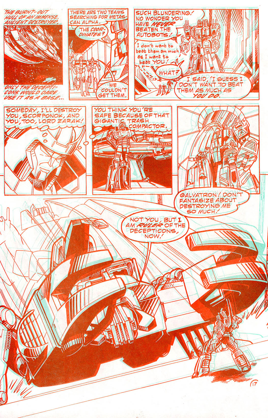 Read online The Transformers in 3-D comic -  Issue #3 - 18