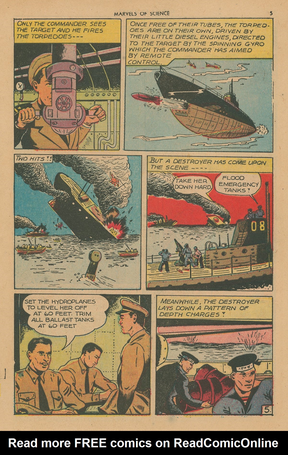 Read online Marvels Of Science comic -  Issue #4 - 7