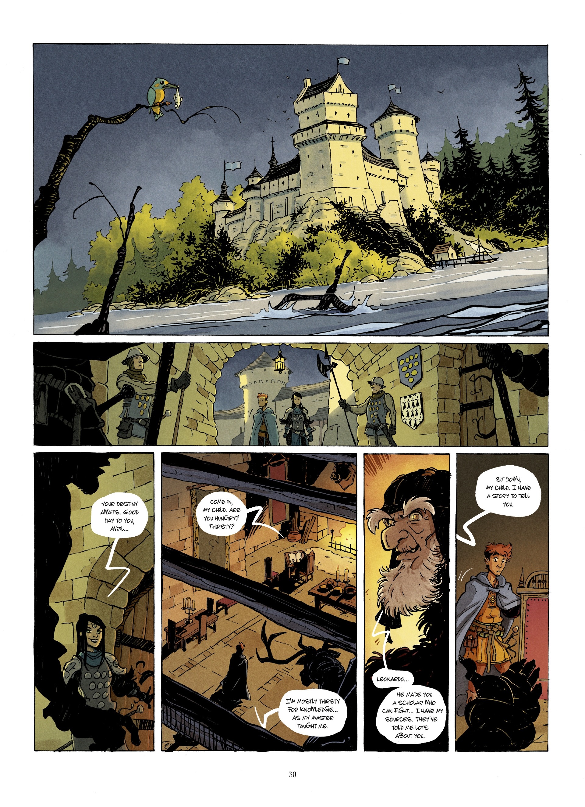 Read online Cinq Avril: The Heir of da Vinci comic -  Issue # Full - 32
