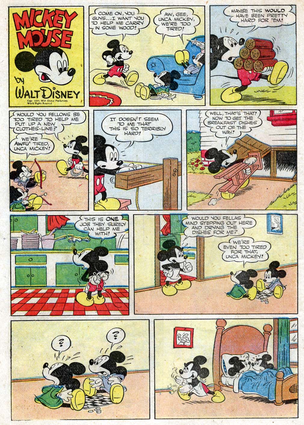 Read online Walt Disney's Comics and Stories comic -  Issue #73 - 32