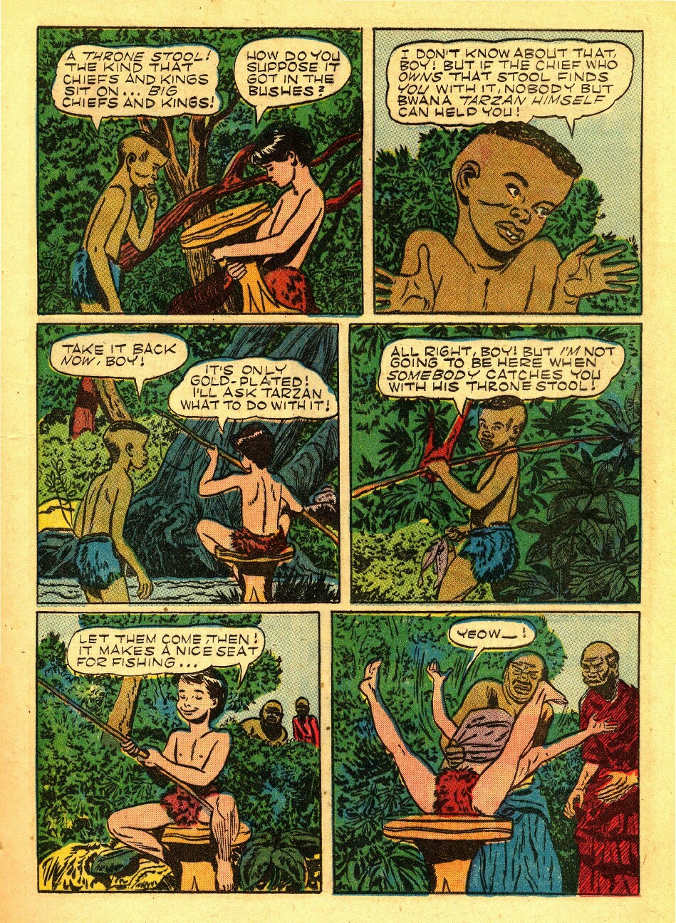 Read online Tarzan (1948) comic -  Issue #46 - 21