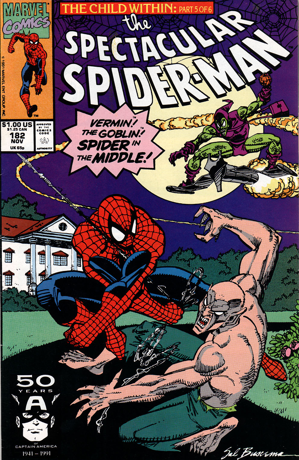 Read online The Spectacular Spider-Man (1976) comic -  Issue #182 - 1