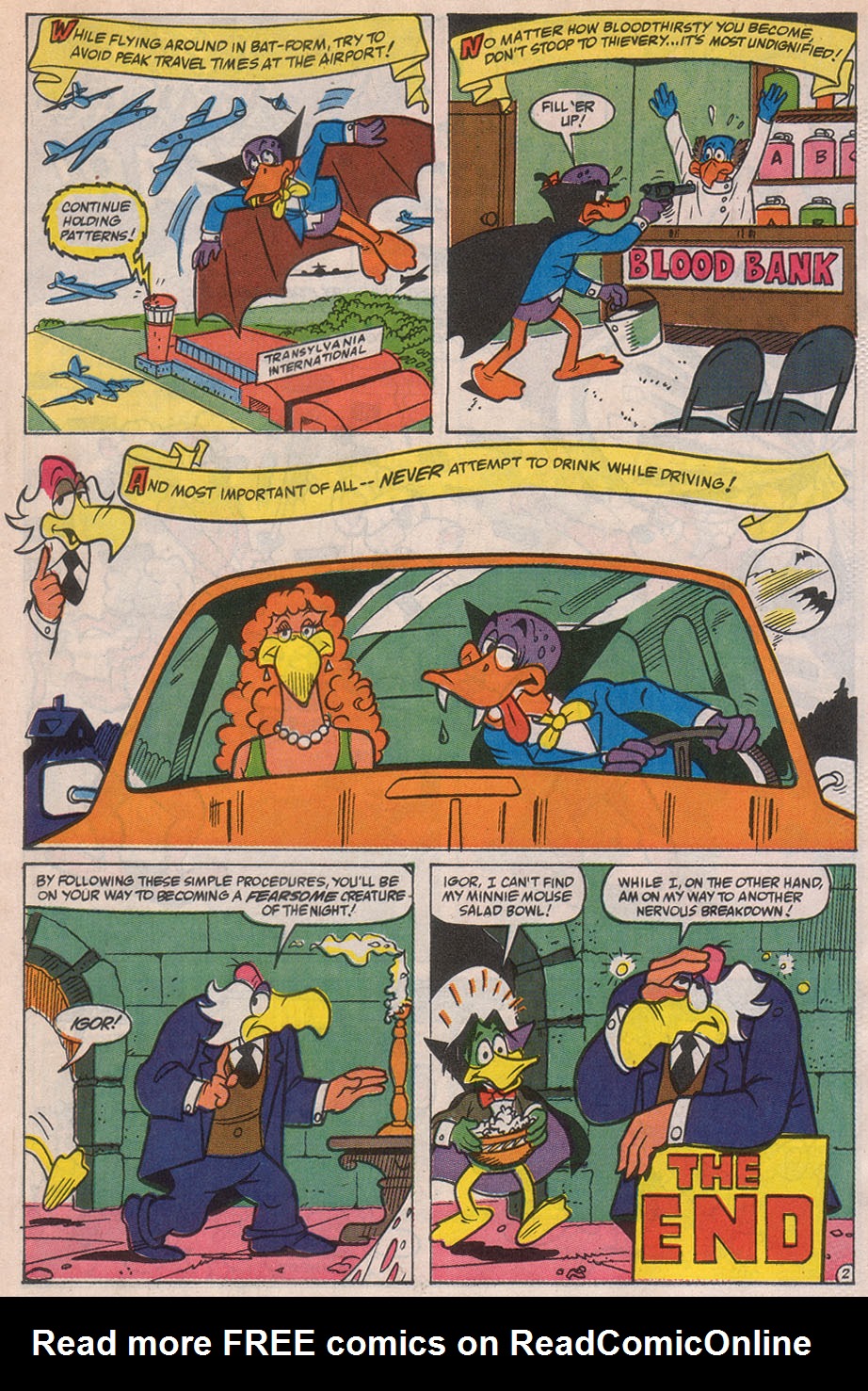 Read online Count Duckula comic -  Issue #10 - 19