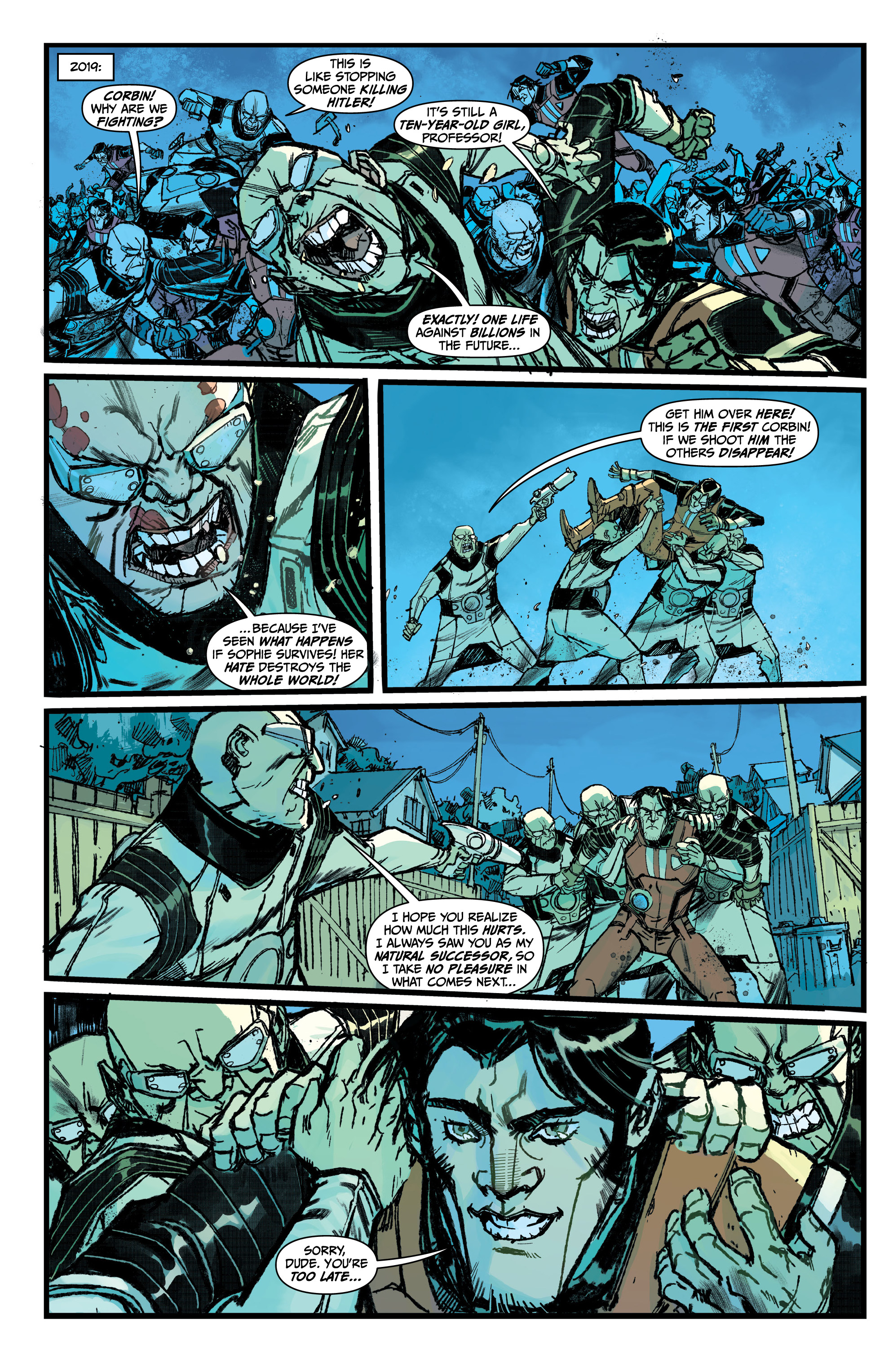 Read online Chrononauts: Futureshock comic -  Issue #4 - 21