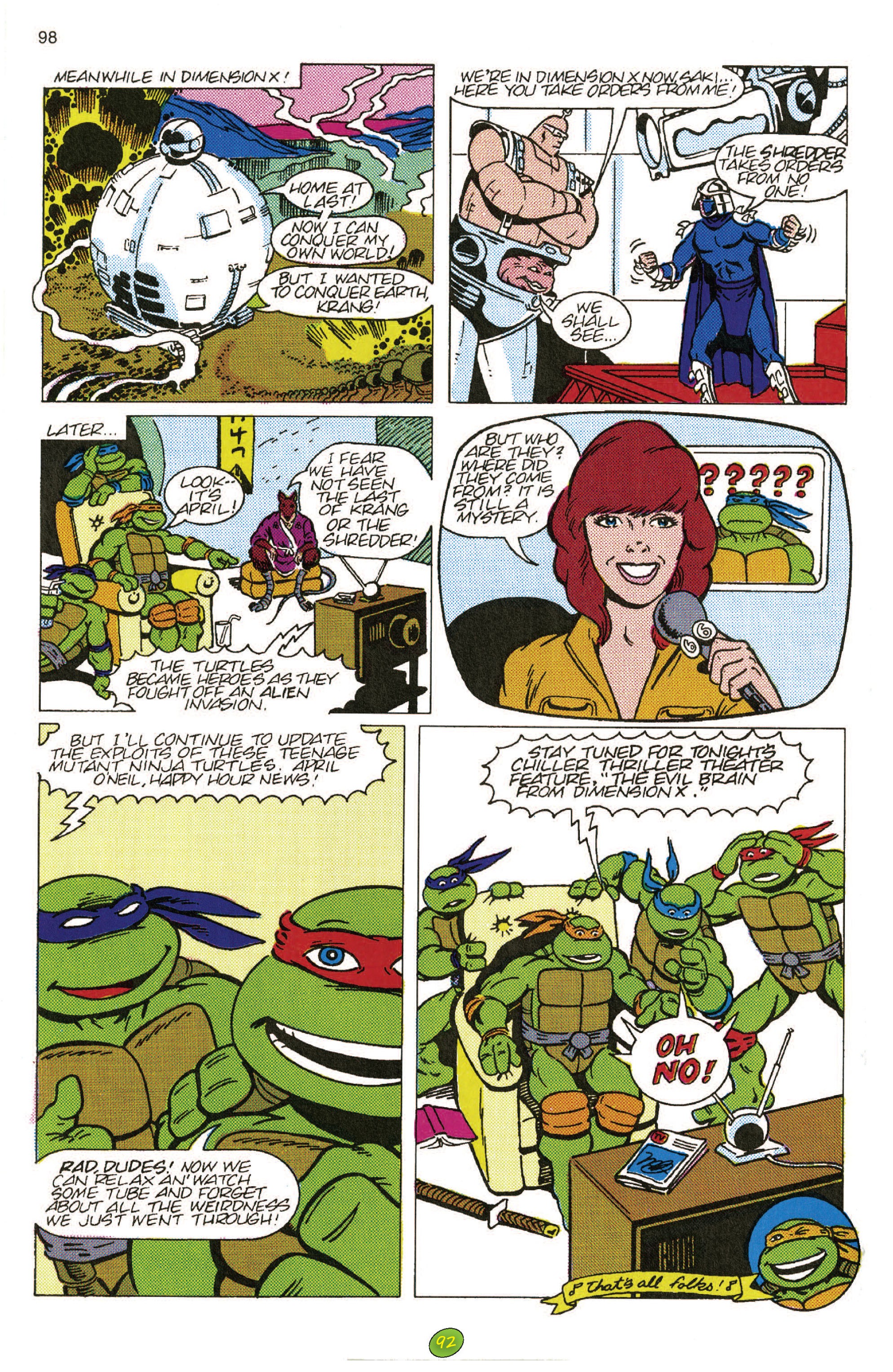 Read online Teenage Mutant Ninja Turtles 100-Page Spectacular comic -  Issue # TPB - 94