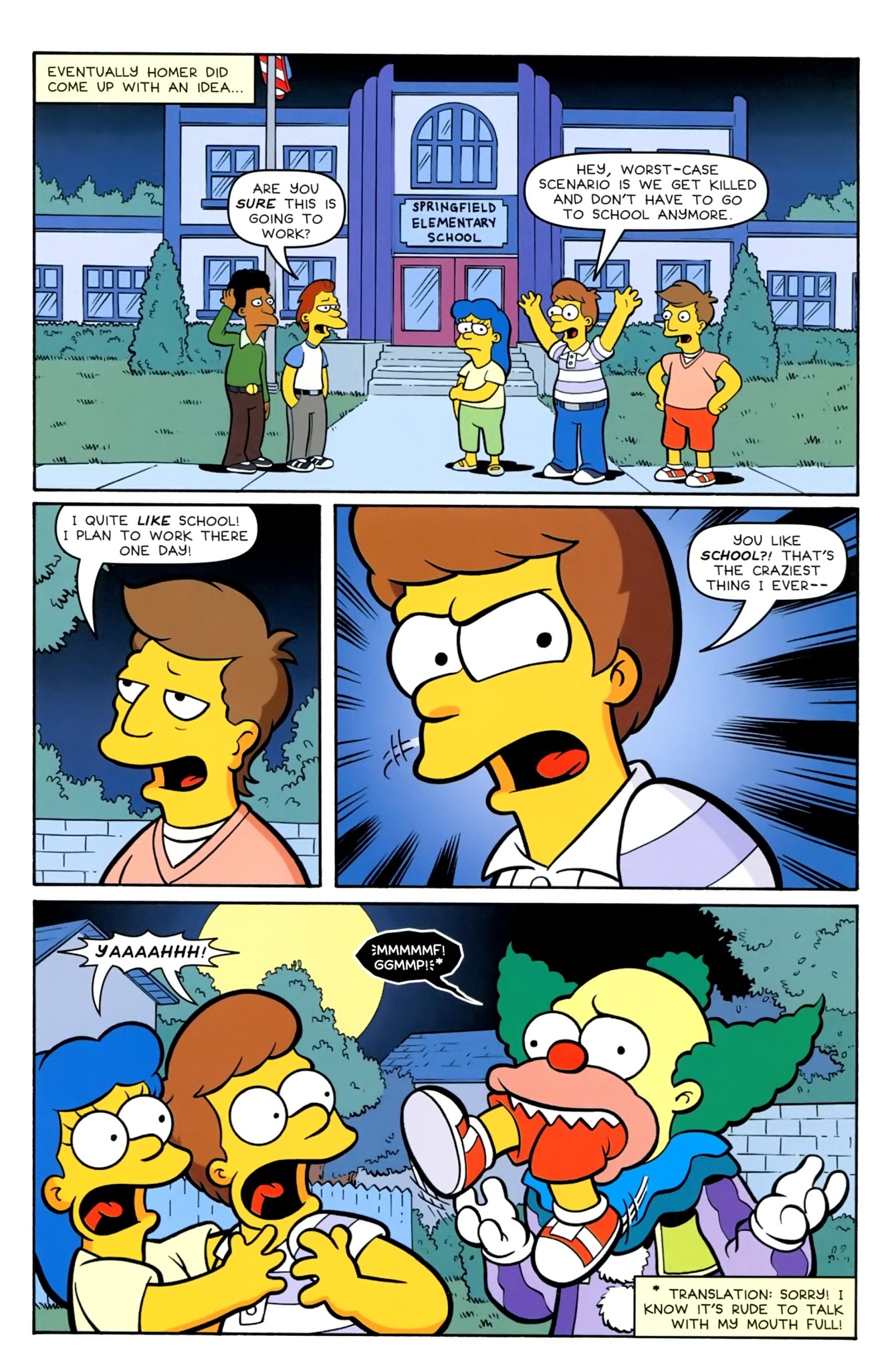 Read online Treehouse of Horror comic -  Issue #23 - 12