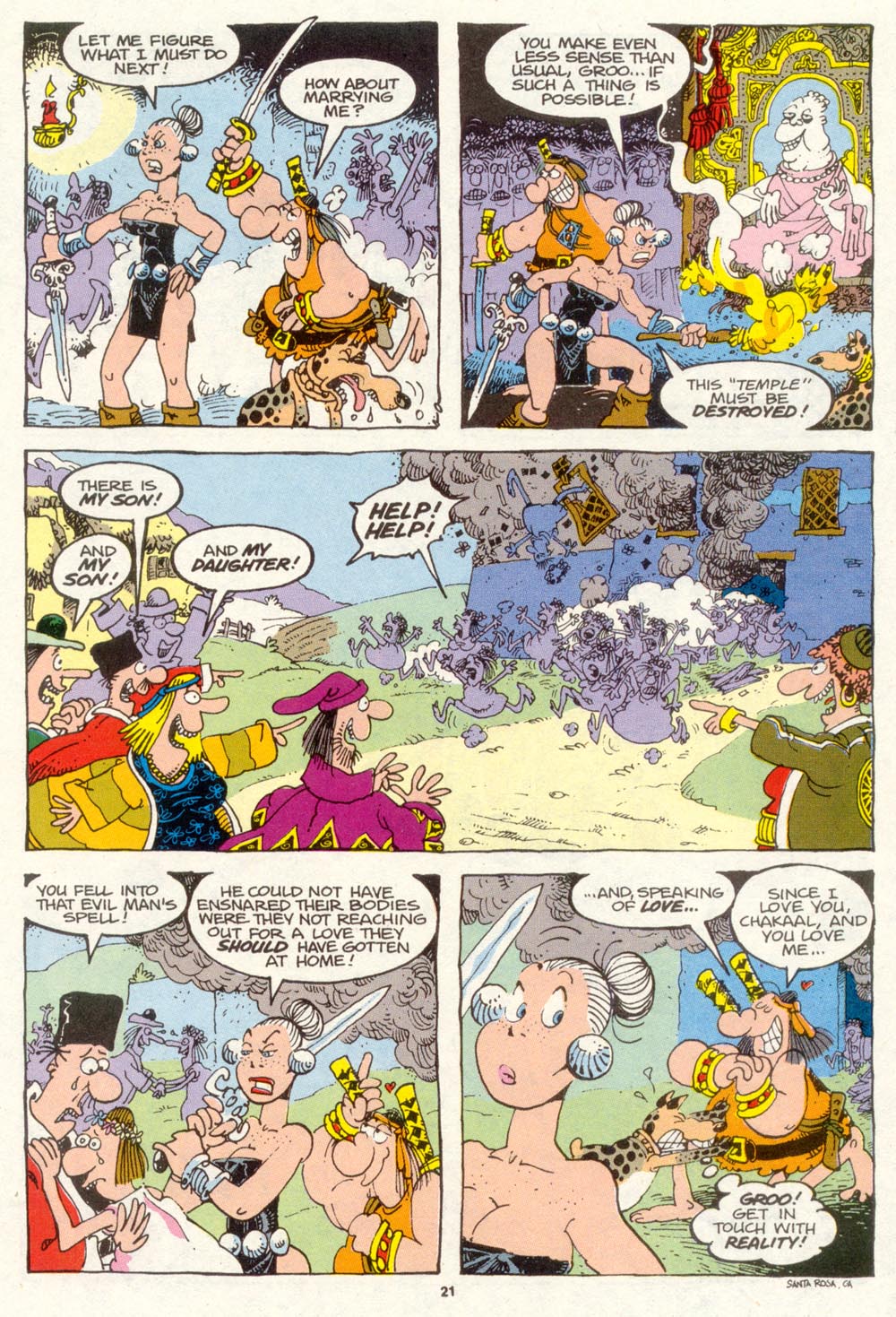 Read online Sergio Aragonés Groo the Wanderer comic -  Issue #89 - 22