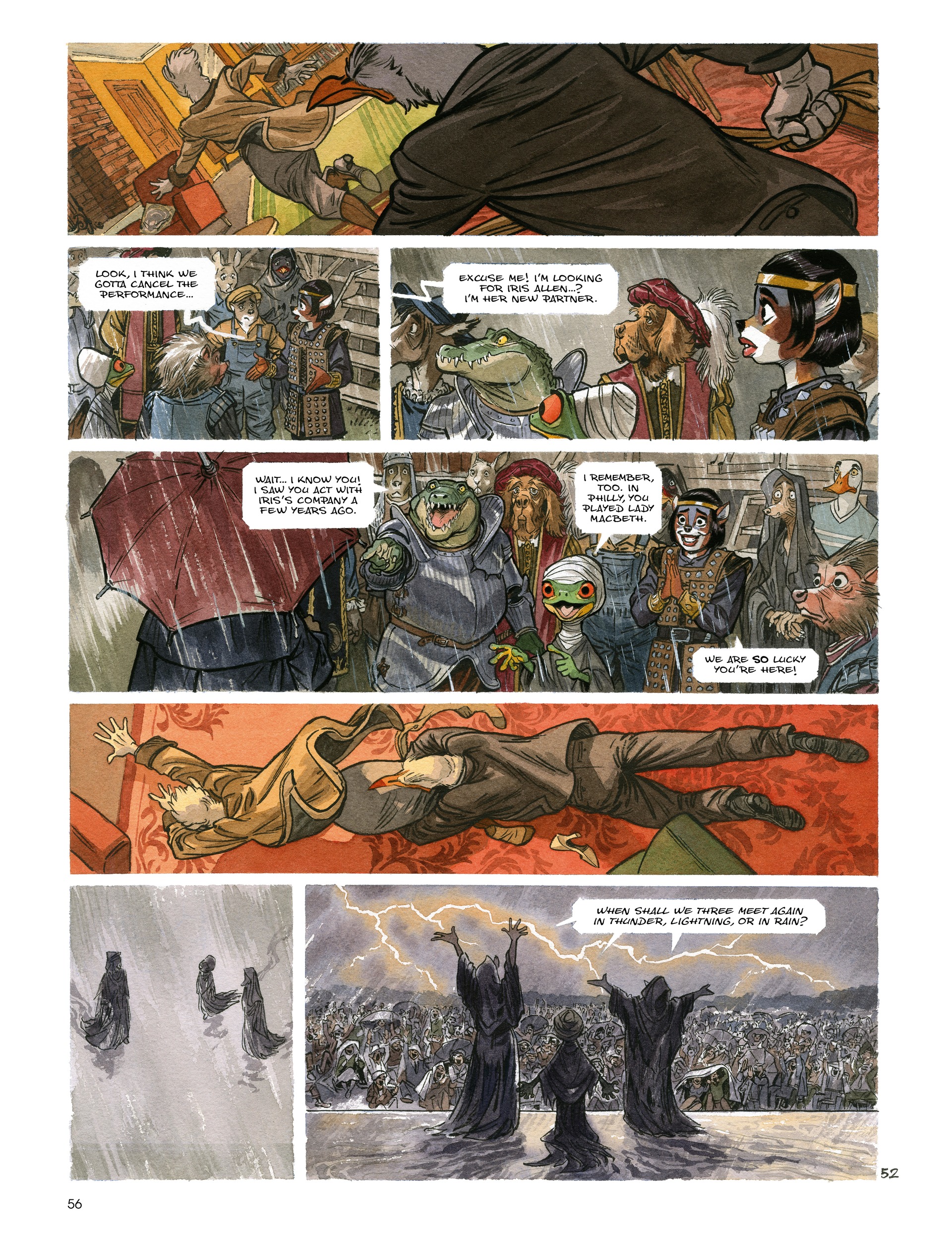 Read online Blacksad: They All Fall Down · Part One comic -  Issue # TPB - 58