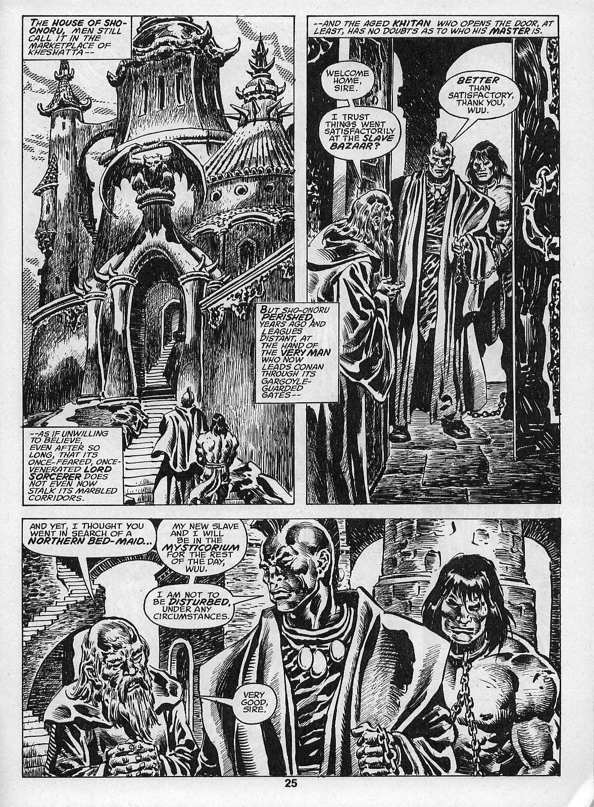 Read online The Savage Sword Of Conan comic -  Issue #205 - 27