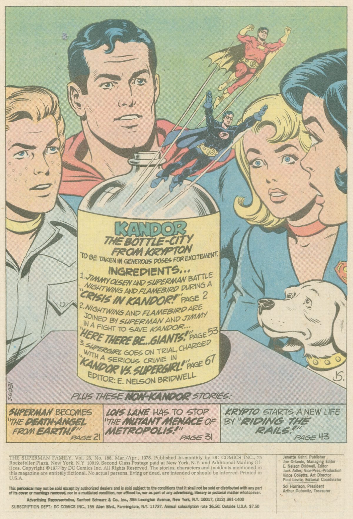 Read online The Superman Family comic -  Issue #188 - 3