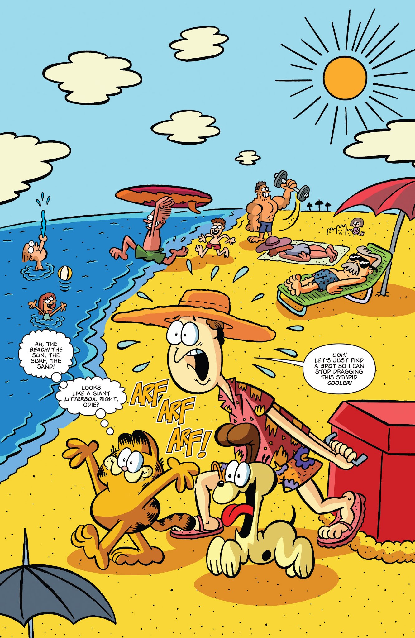 Read online Garfield 2018 Vacation Time Blues comic -  Issue # Full - 23