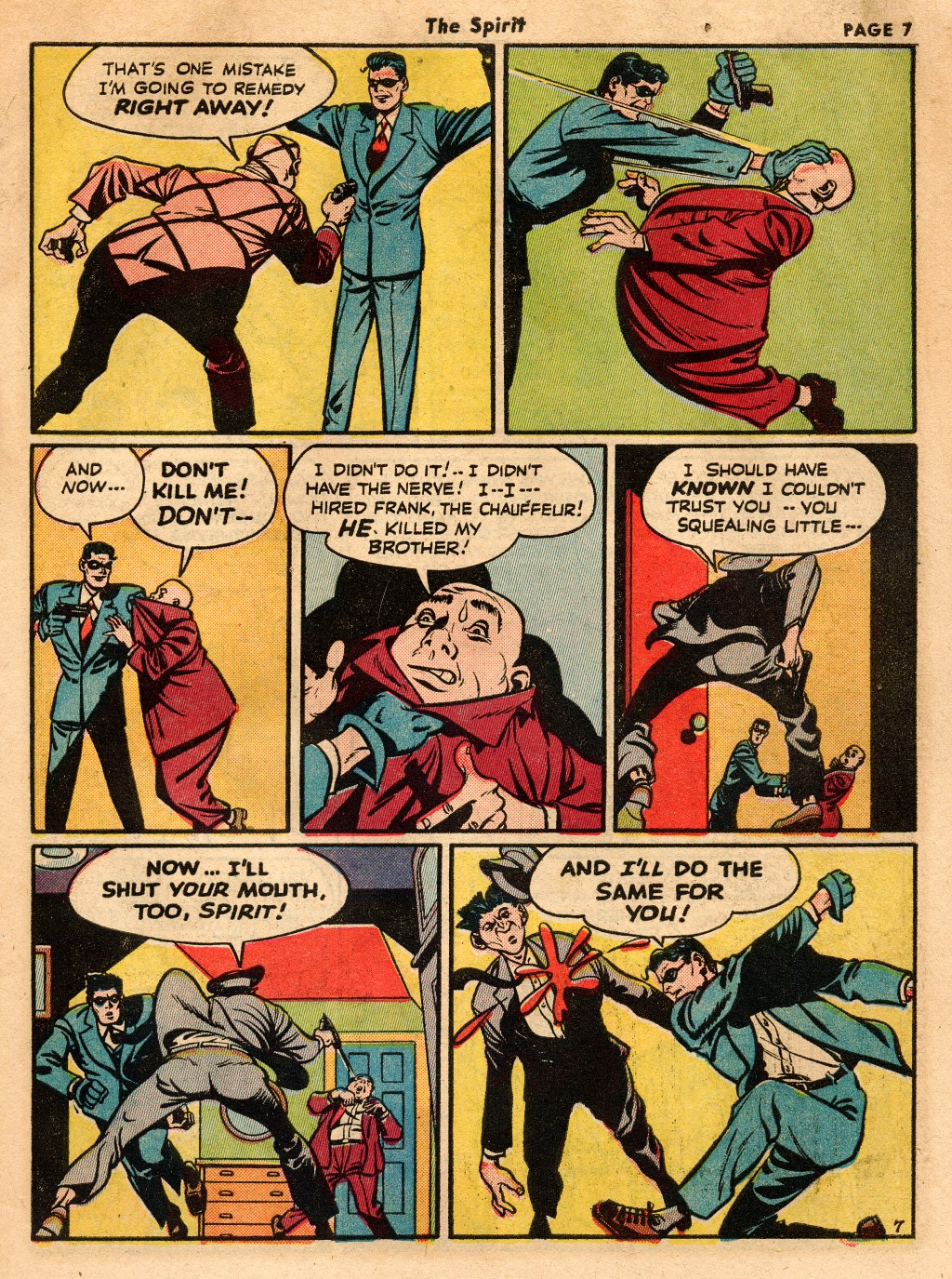 Read online The Spirit (1944) comic -  Issue #2 - 9