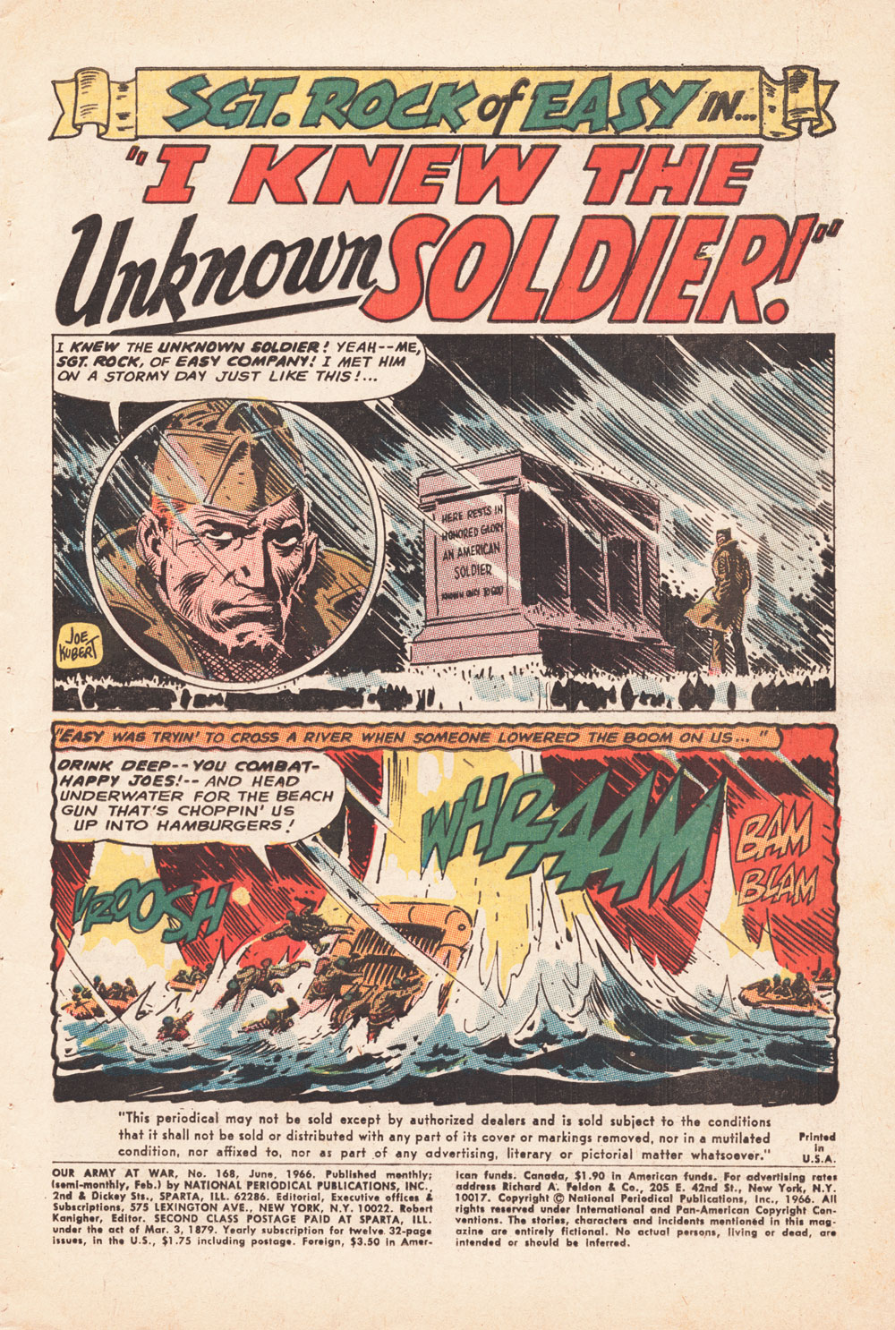 Read online Our Army at War (1952) comic -  Issue #168 - 3