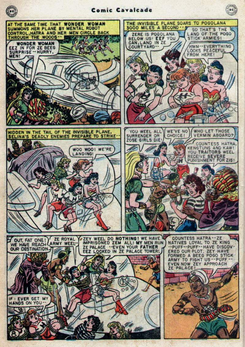 Read online Comic Cavalcade comic -  Issue #28 - 10