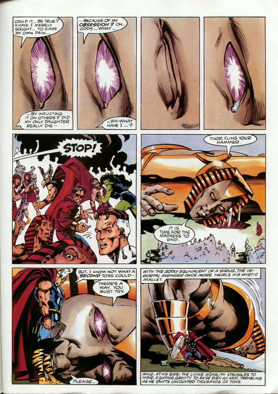Read online Marvel Graphic Novel comic -  Issue #17 - Revenge of the Living Monolith - 77