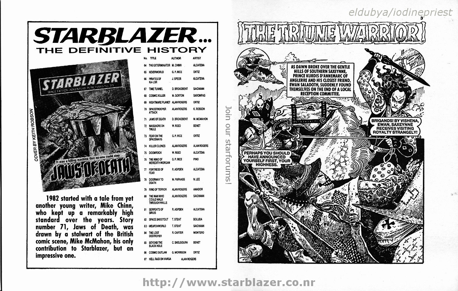 Read online Starblazer comic -  Issue #271 - 3