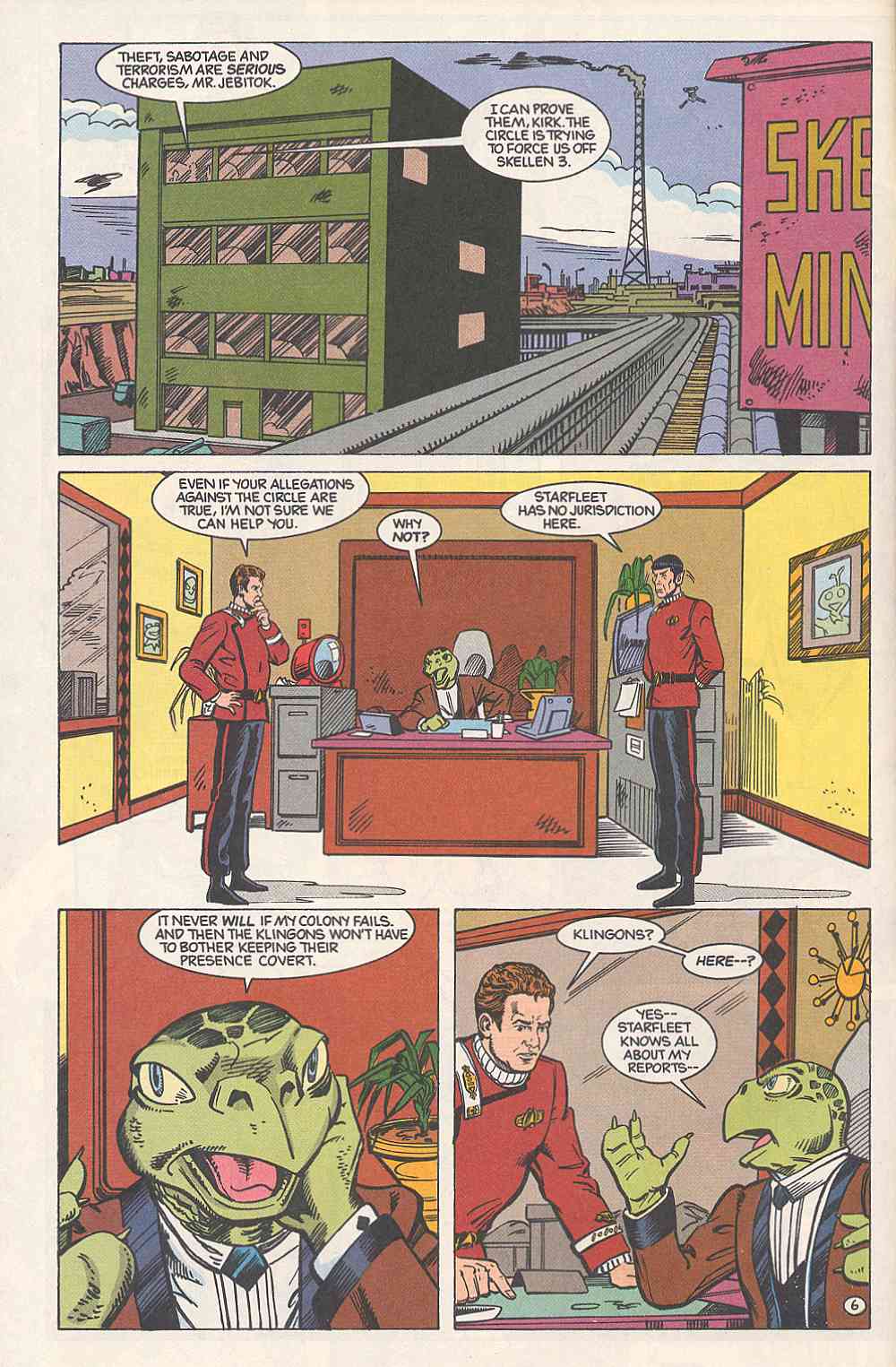 Read online Star Trek (1989) comic -  Issue #22 - 6
