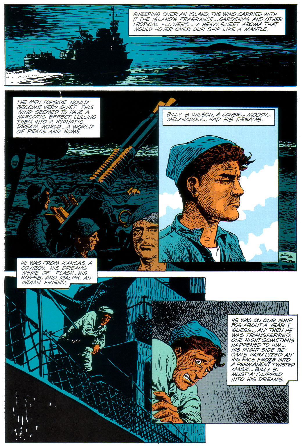 Read online Marvel Graphic Novel comic -  Issue #48 - A Sailors Story - Book 2 - 10