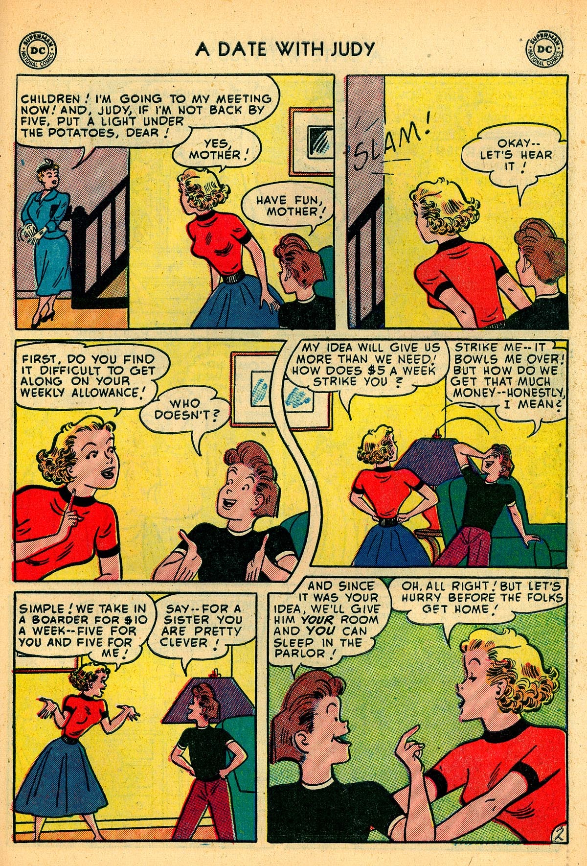 Read online A Date with Judy comic -  Issue #30 - 33