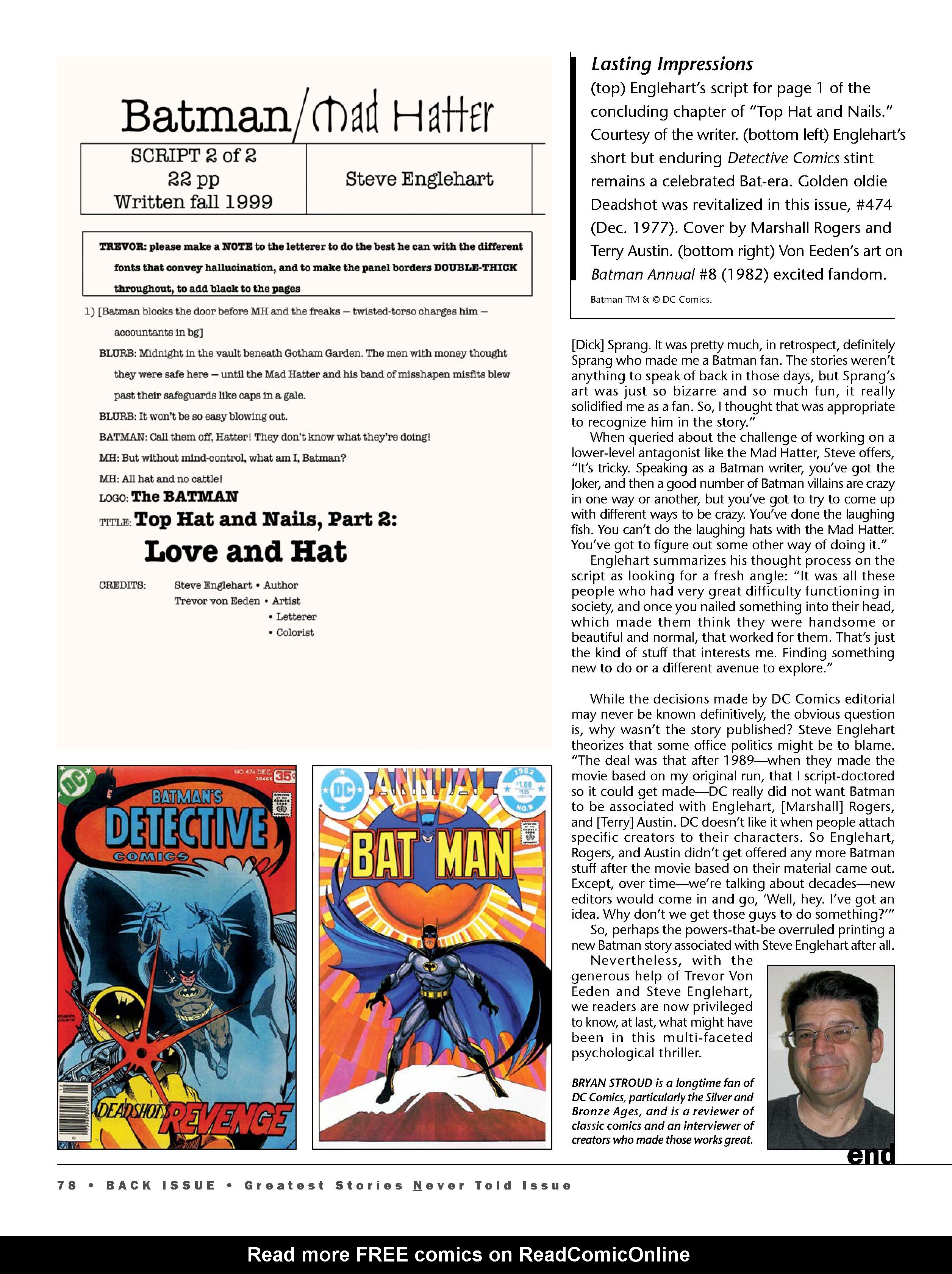 Read online Back Issue comic -  Issue #118 - 80