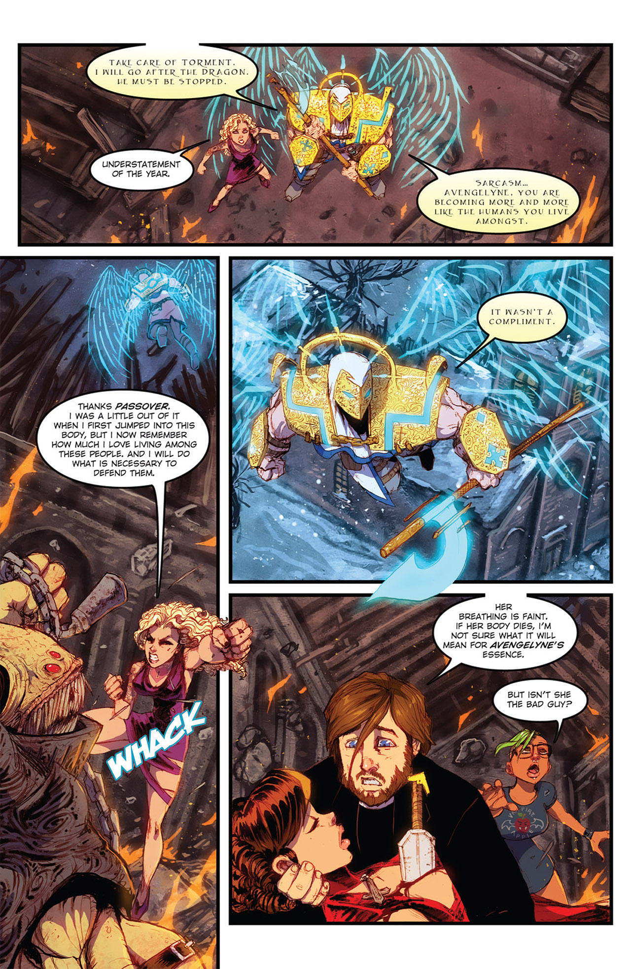 Read online Avengelyne (2011) comic -  Issue #3 - 12