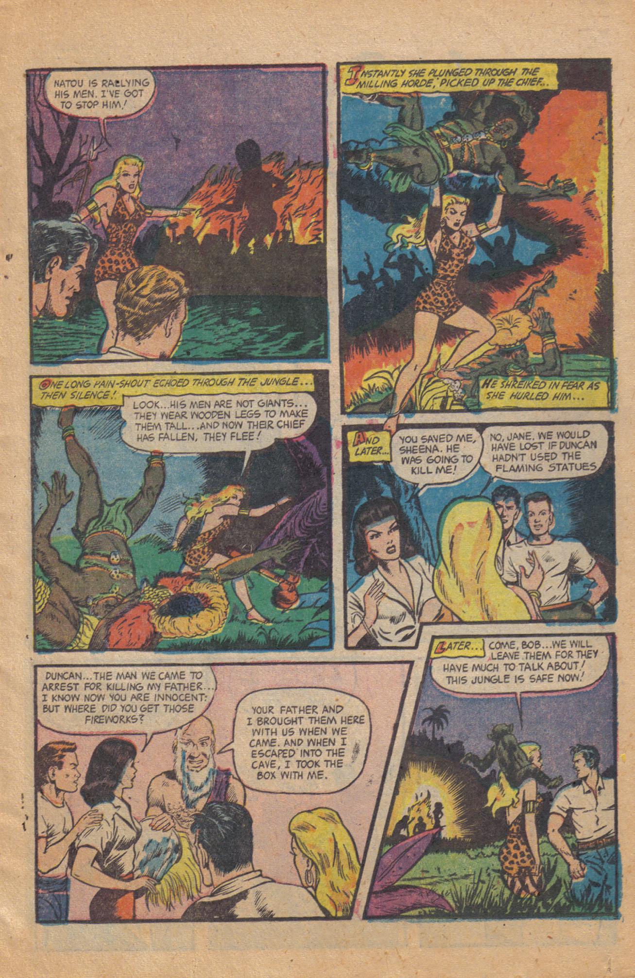Read online Sheena, Queen of the Jungle (1942) comic -  Issue #18 - 13