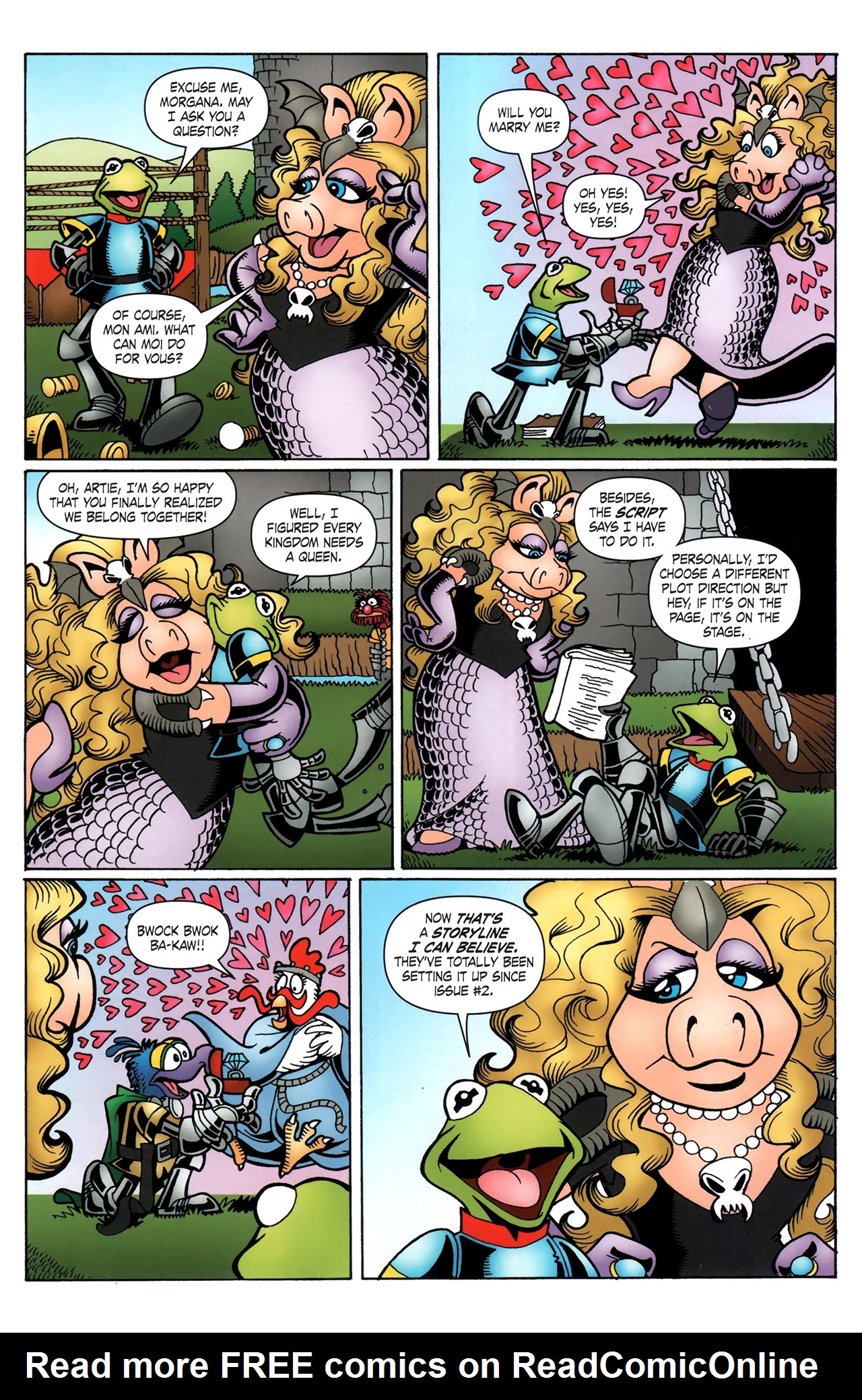 Read online Muppet King Arthur comic -  Issue #4 - 23