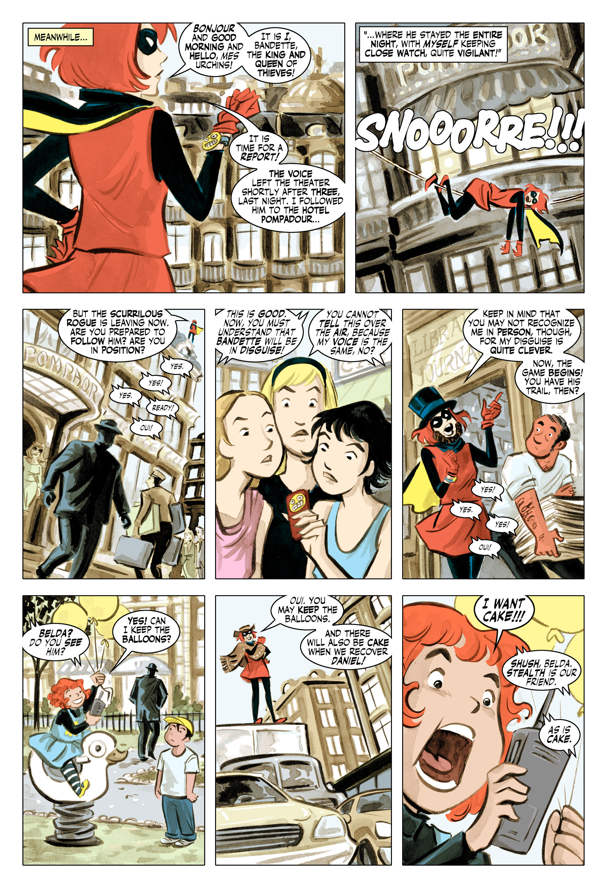 Read online Bandette (2012) comic -  Issue #12 - 15