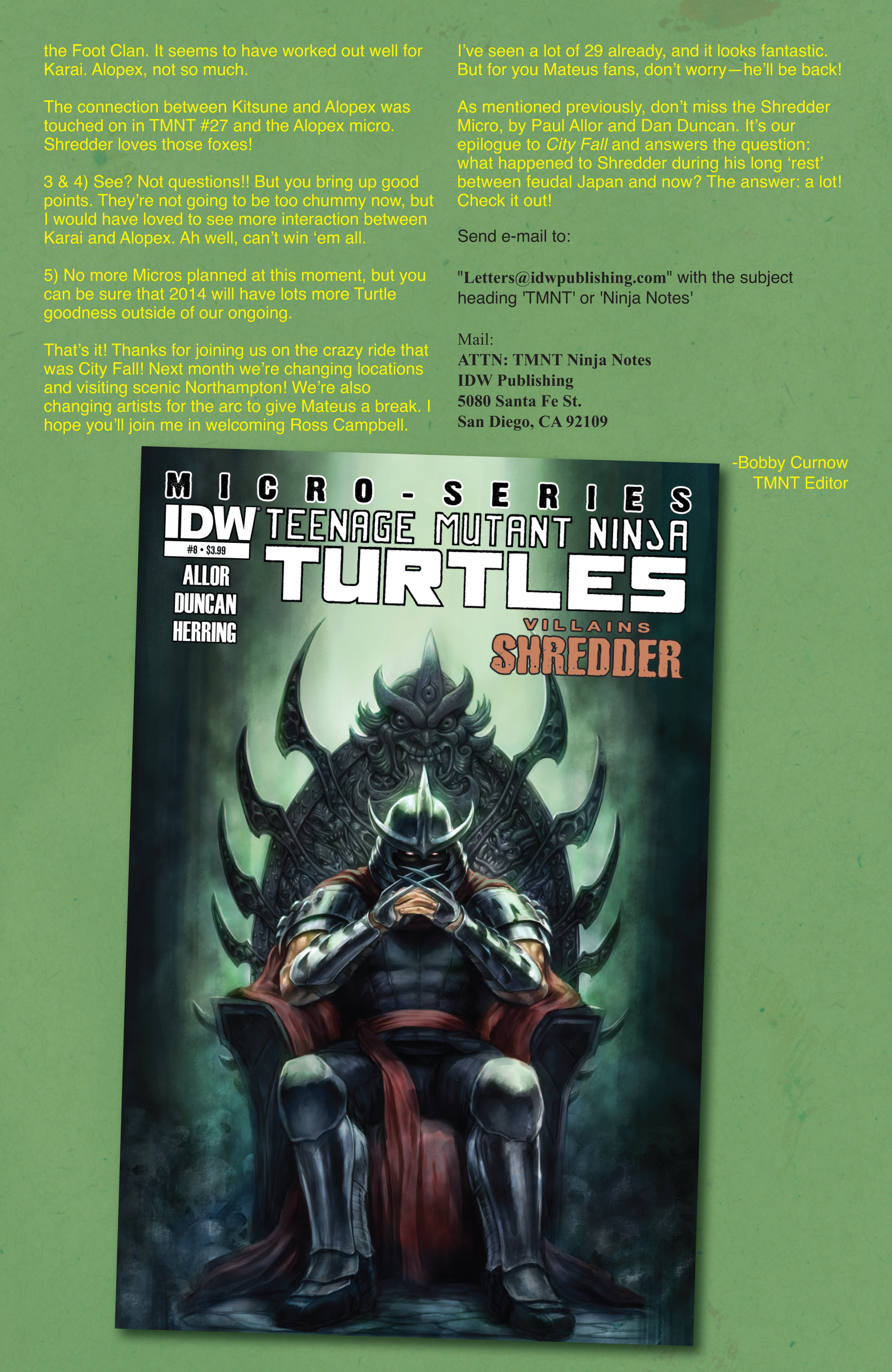 Read online Teenage Mutant Ninja Turtles (2011) comic -  Issue #28 - 31