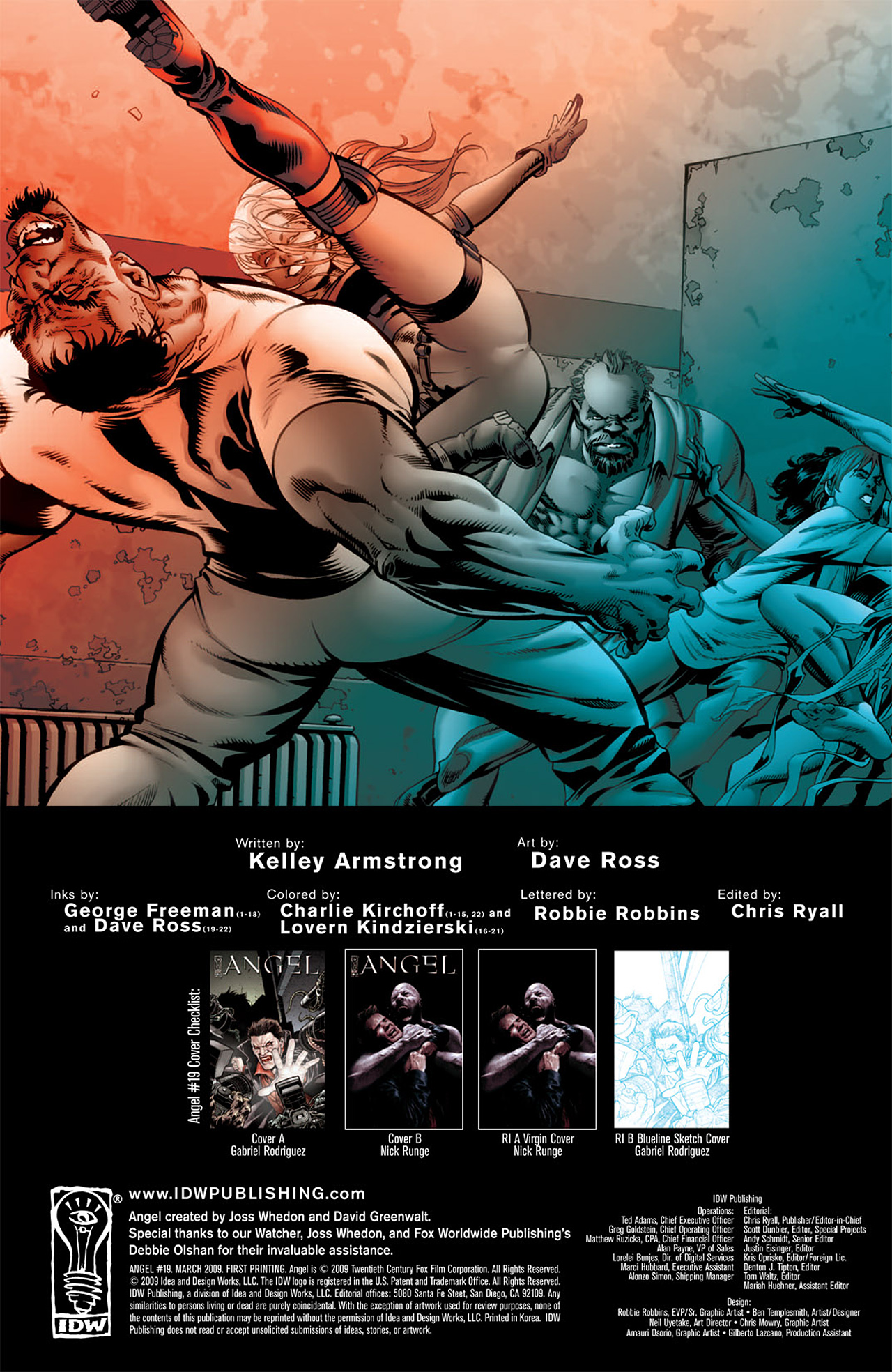 Read online Angel comic -  Issue #19 - 2