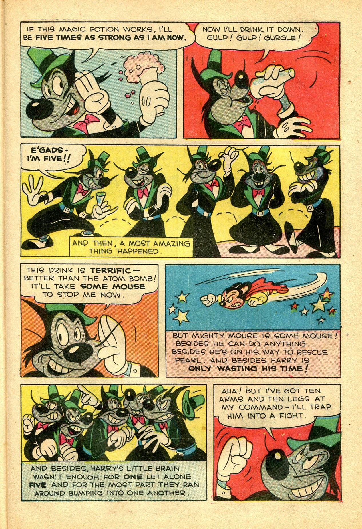 Read online Paul Terry's Mighty Mouse Comics comic -  Issue #14 - 4
