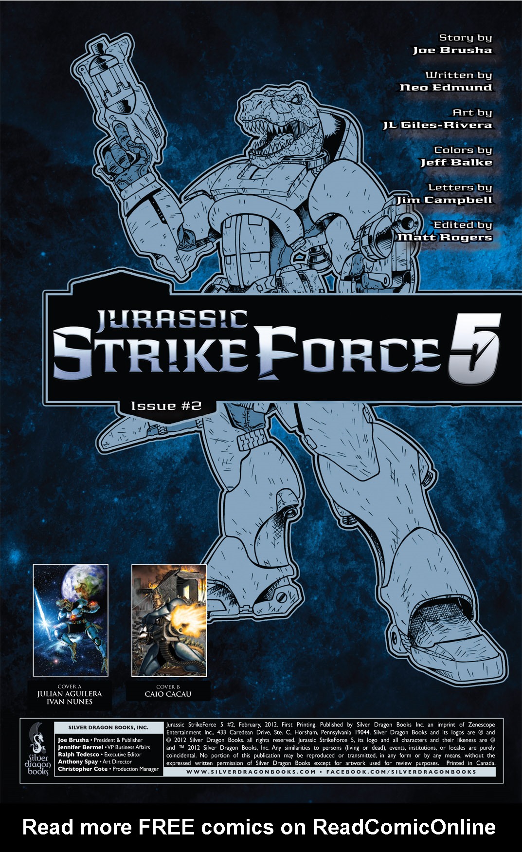 Read online Jurassic StrikeForce 5 comic -  Issue # _TPB - 42