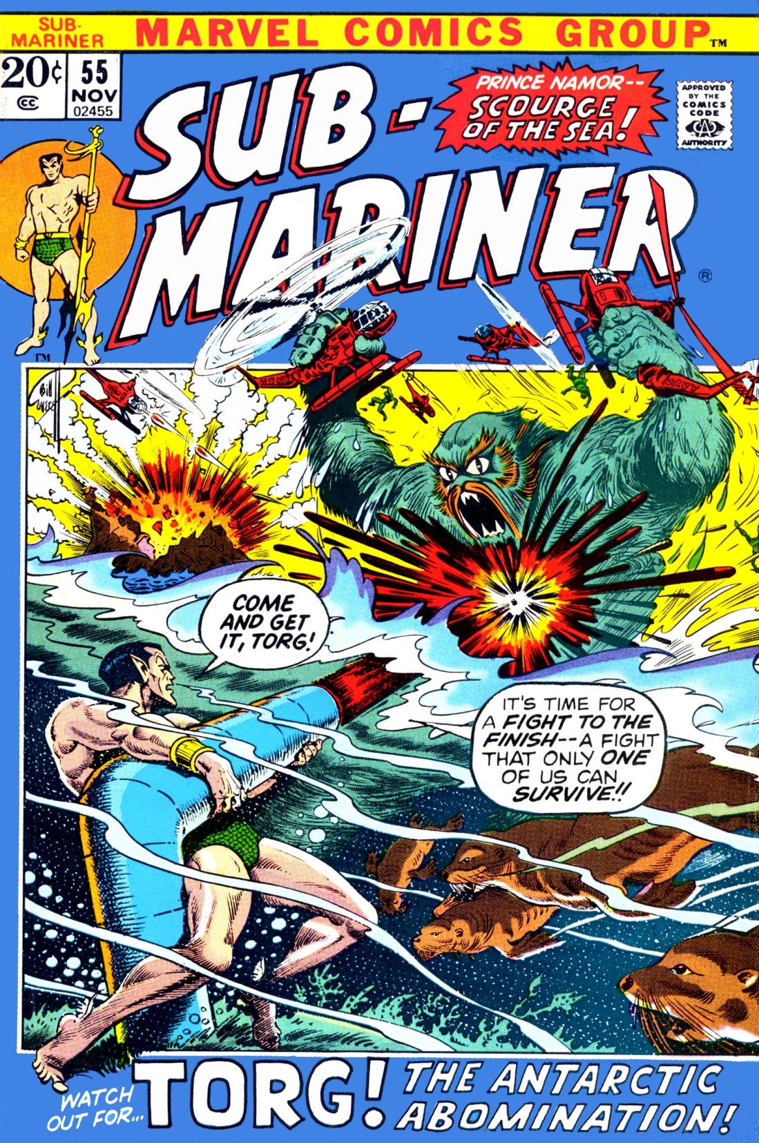 Read online The Sub-Mariner comic -  Issue #55 - 1