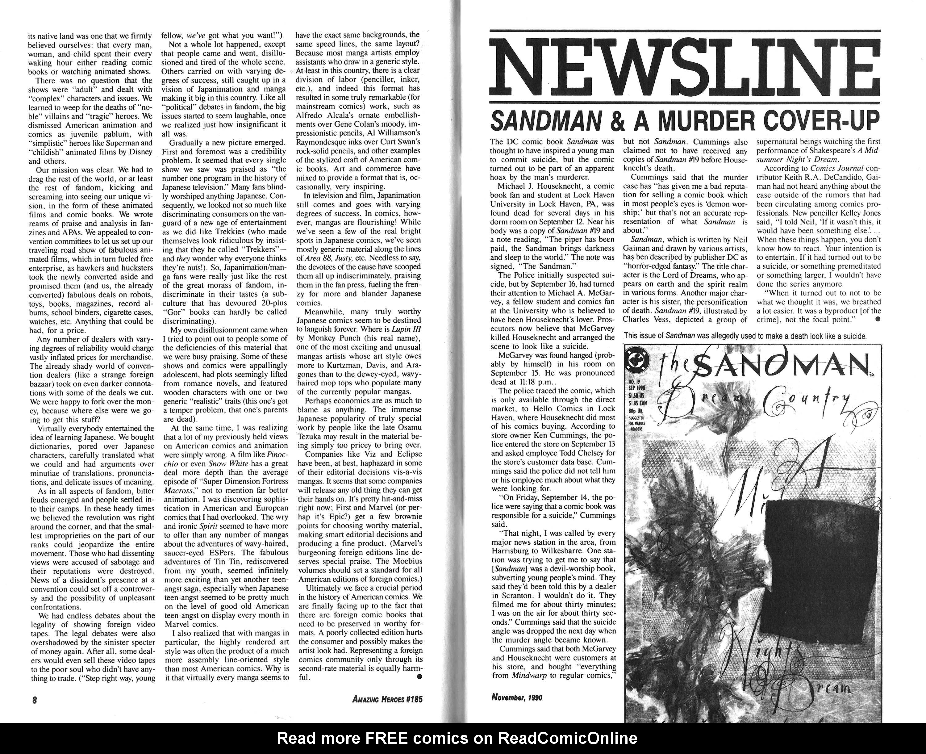 Read online Amazing Heroes comic -  Issue #185 - 5