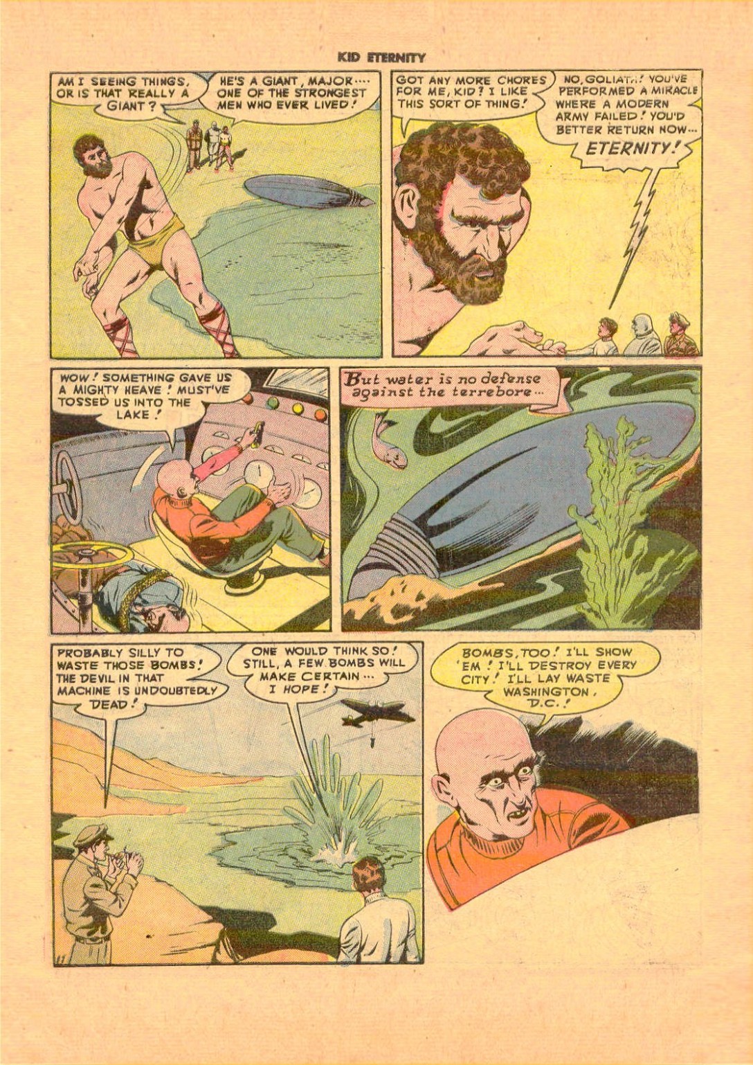 Read online Kid Eternity (1946) comic -  Issue #8 - 13