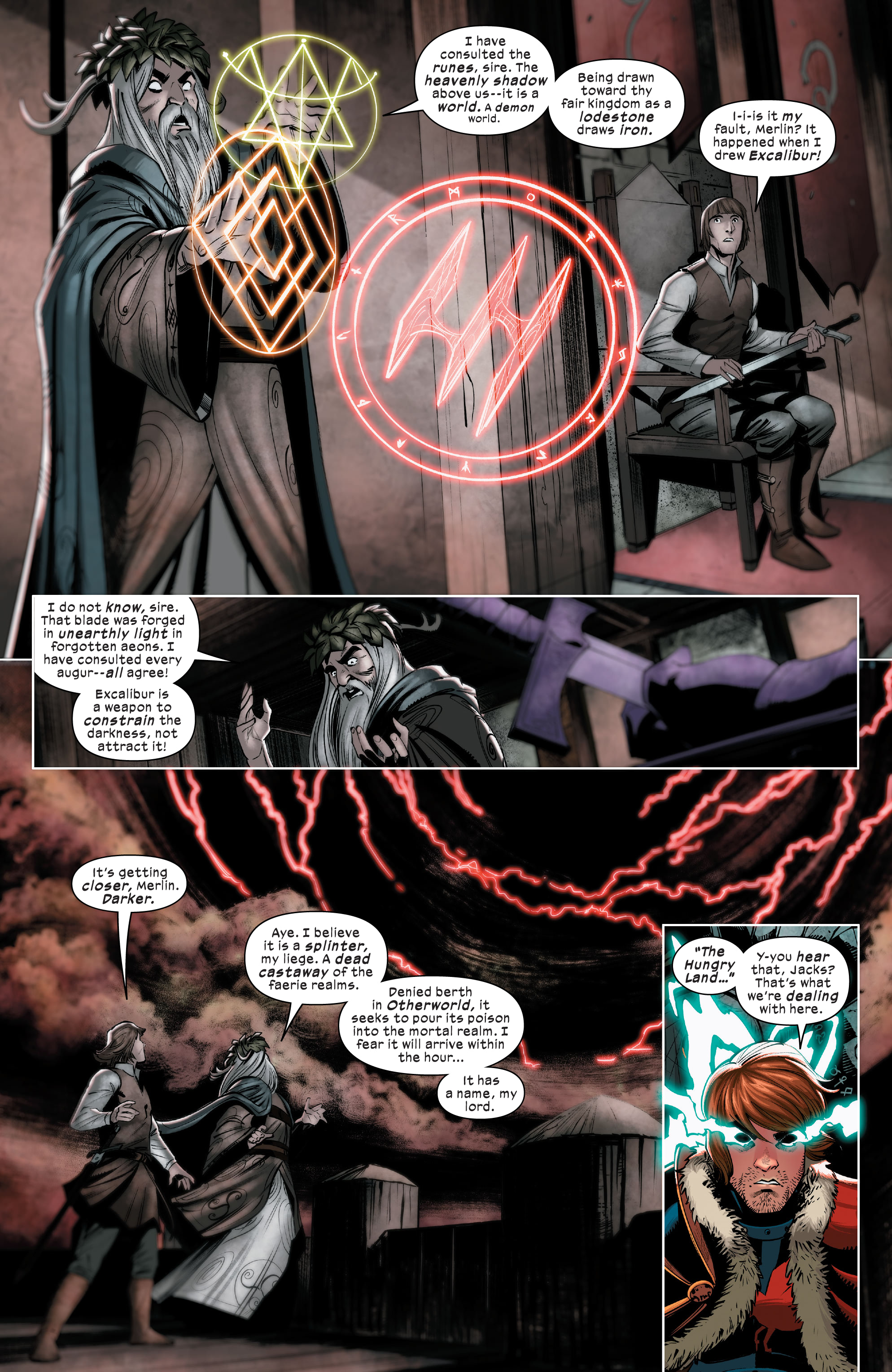 Read online Death of Doctor Strange: One-Shots comic -  Issue # X-Men - Black Knight - 6