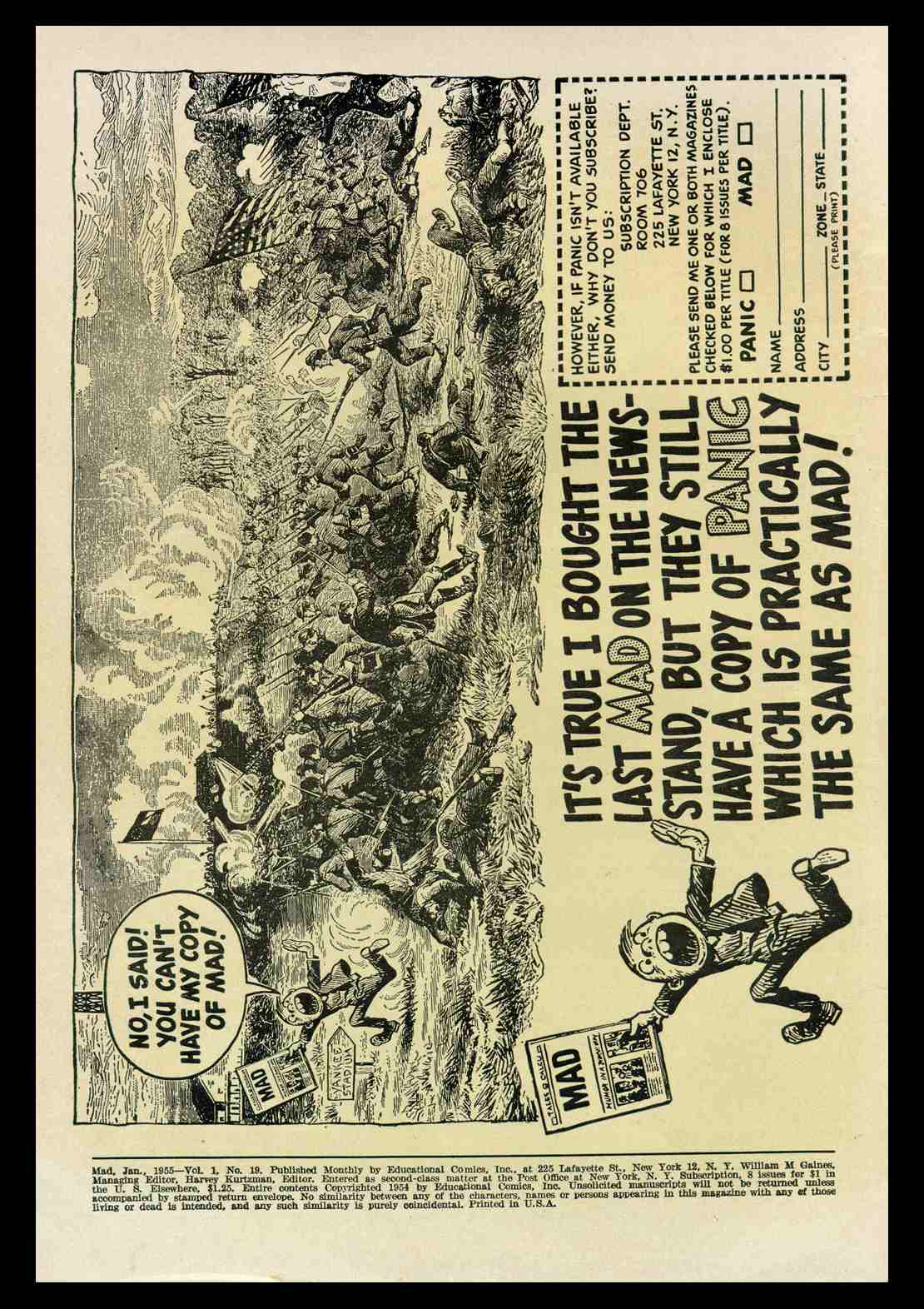 Read online MAD comic -  Issue #19 - 2