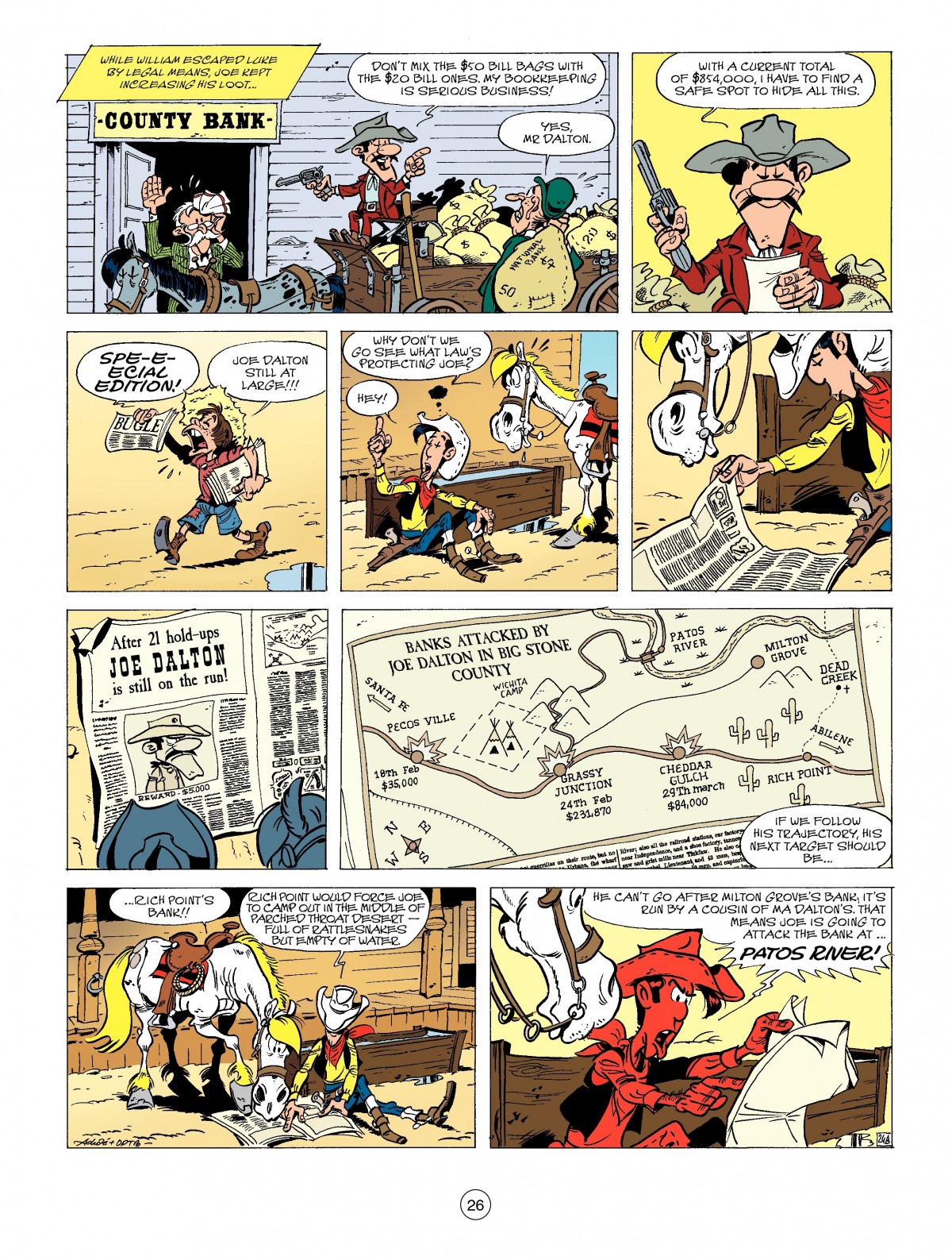 Read online A Lucky Luke Adventure comic -  Issue #42 - 26